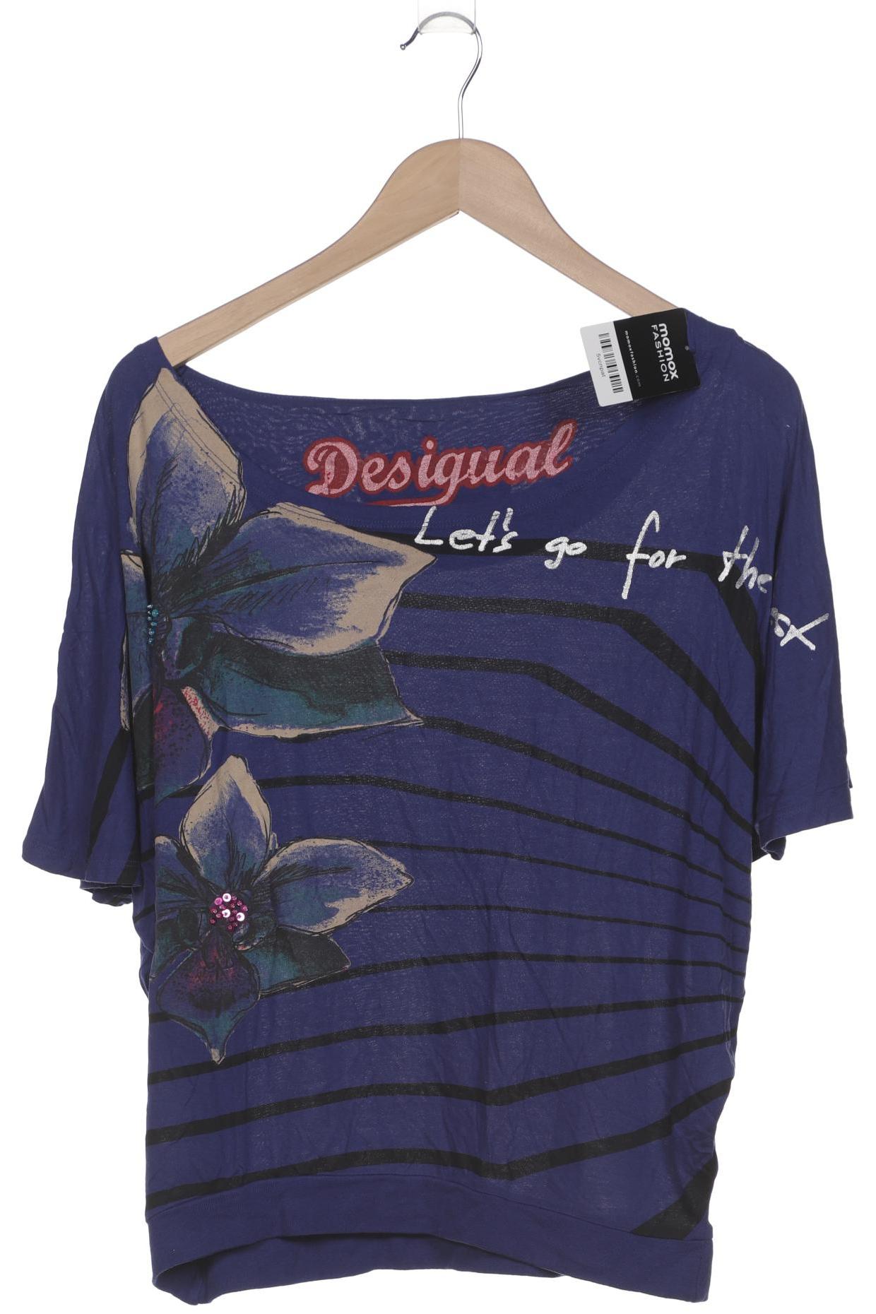 

Desigual Damen T-Shirt, blau, Gr. 42