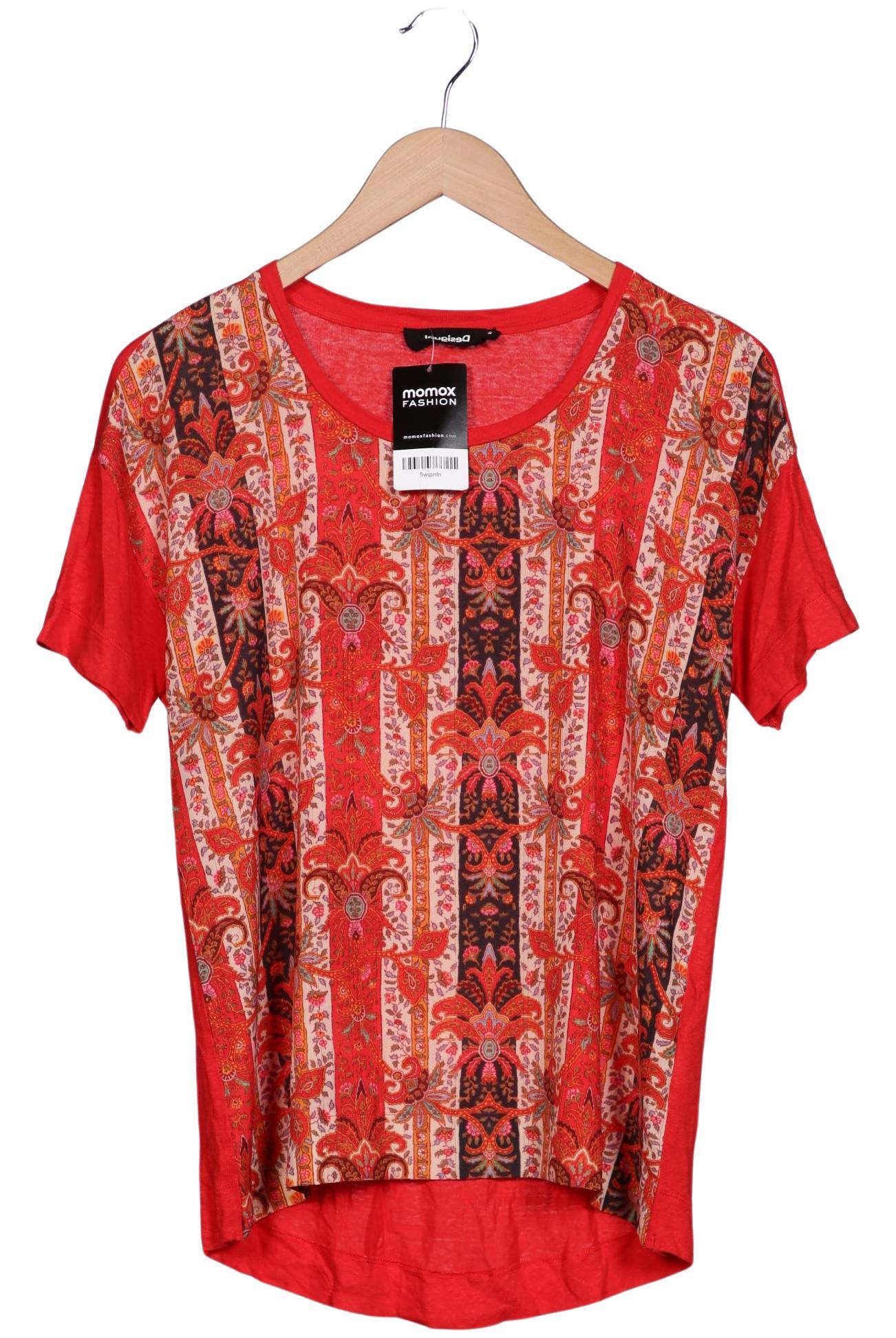 

Desigual Damen T-Shirt, rot, Gr. 36