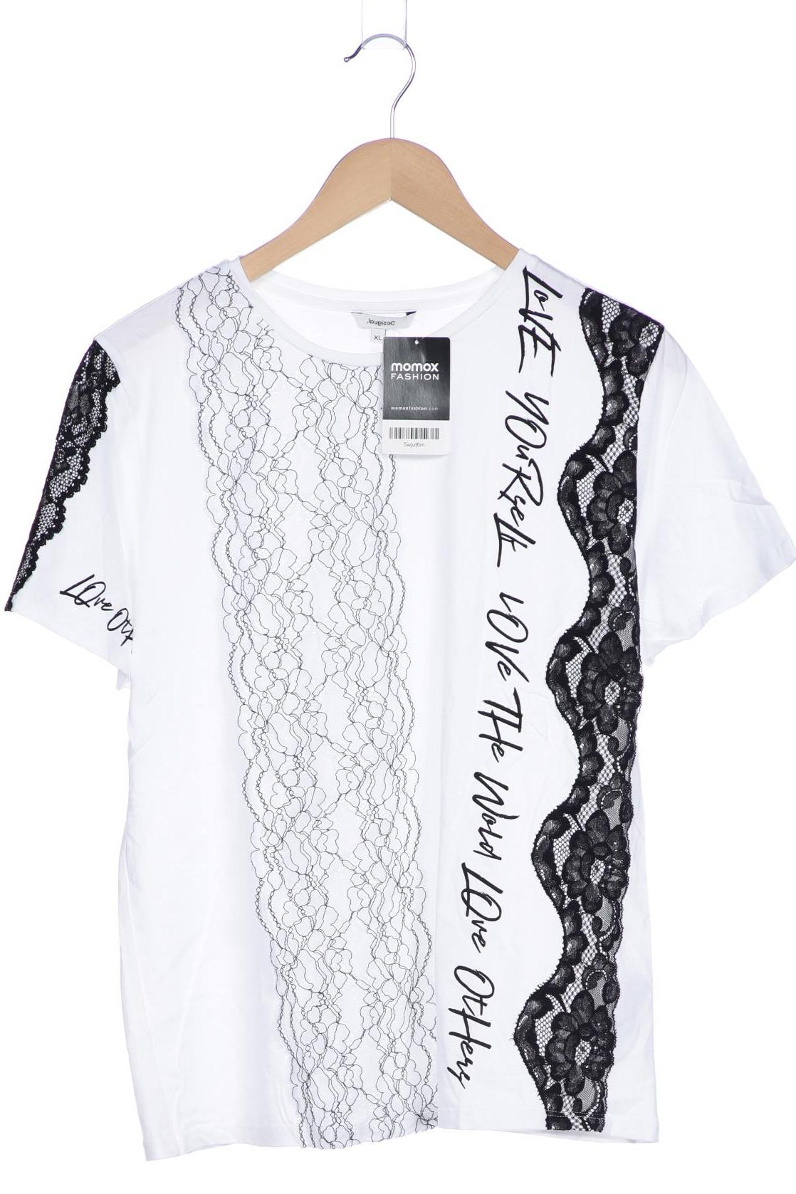 

Desigual Damen T-Shirt, weiß, Gr. 44