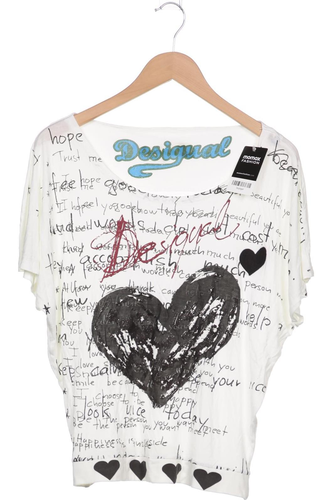 

Desigual Damen T-Shirt, weiß, Gr. 38