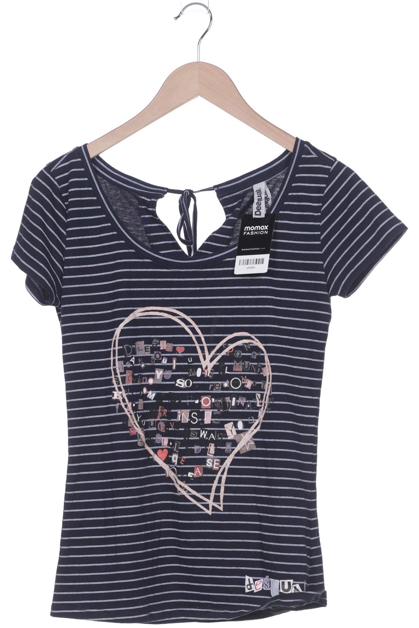 

Desigual Damen T-Shirt, marineblau, Gr. 38
