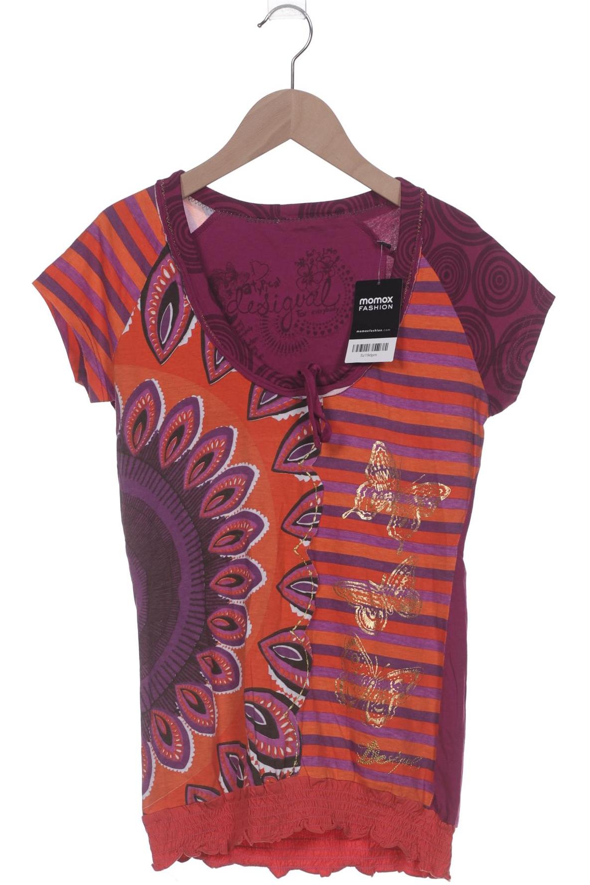 

Desigual Damen T-Shirt, orange, Gr. 38
