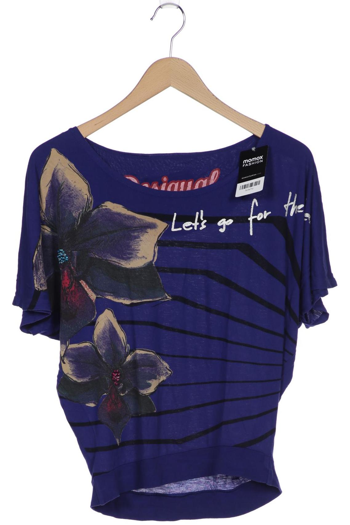 

Desigual Damen T-Shirt, blau