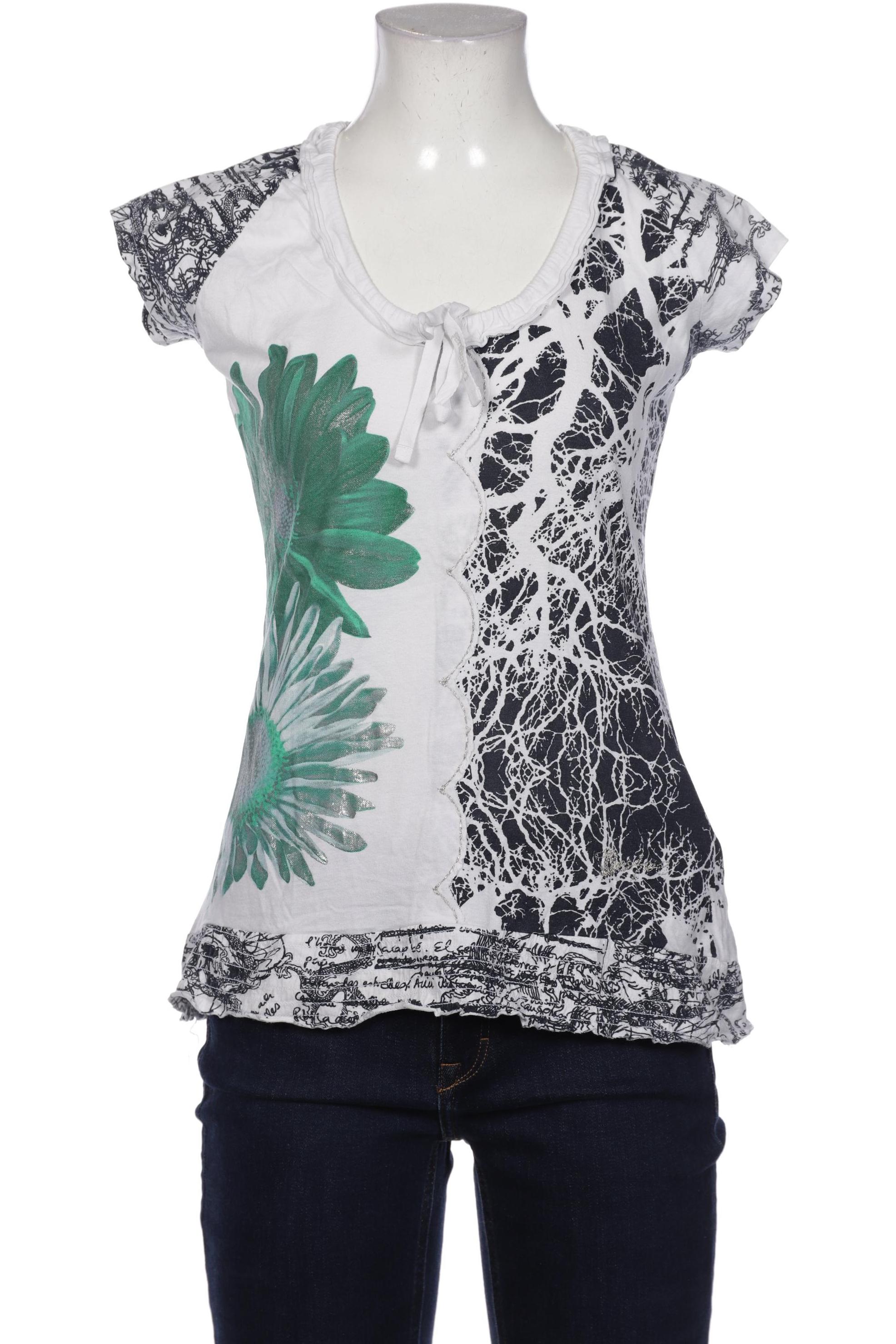 

Desigual Damen T-Shirt, weiß, Gr. 36