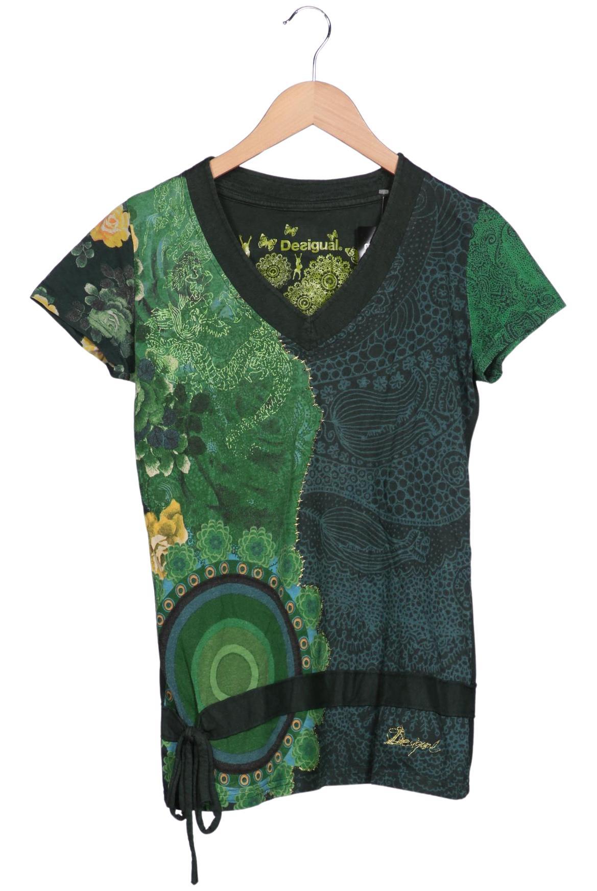 

Desigual Damen T-Shirt, grün, Gr. 42