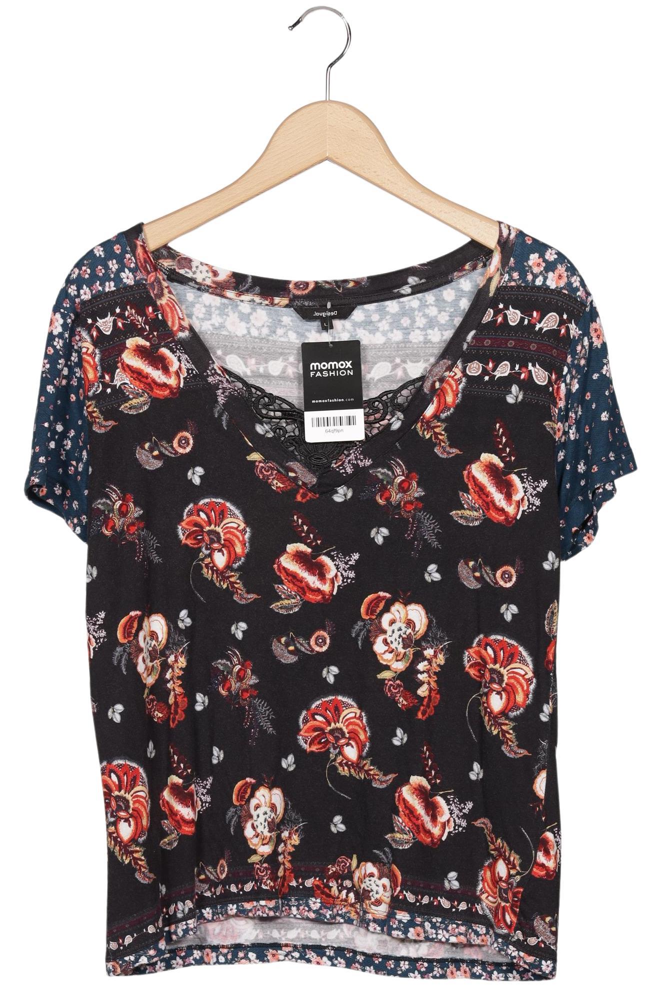 

Desigual Damen T-Shirt, mehrfarbig, Gr. 42
