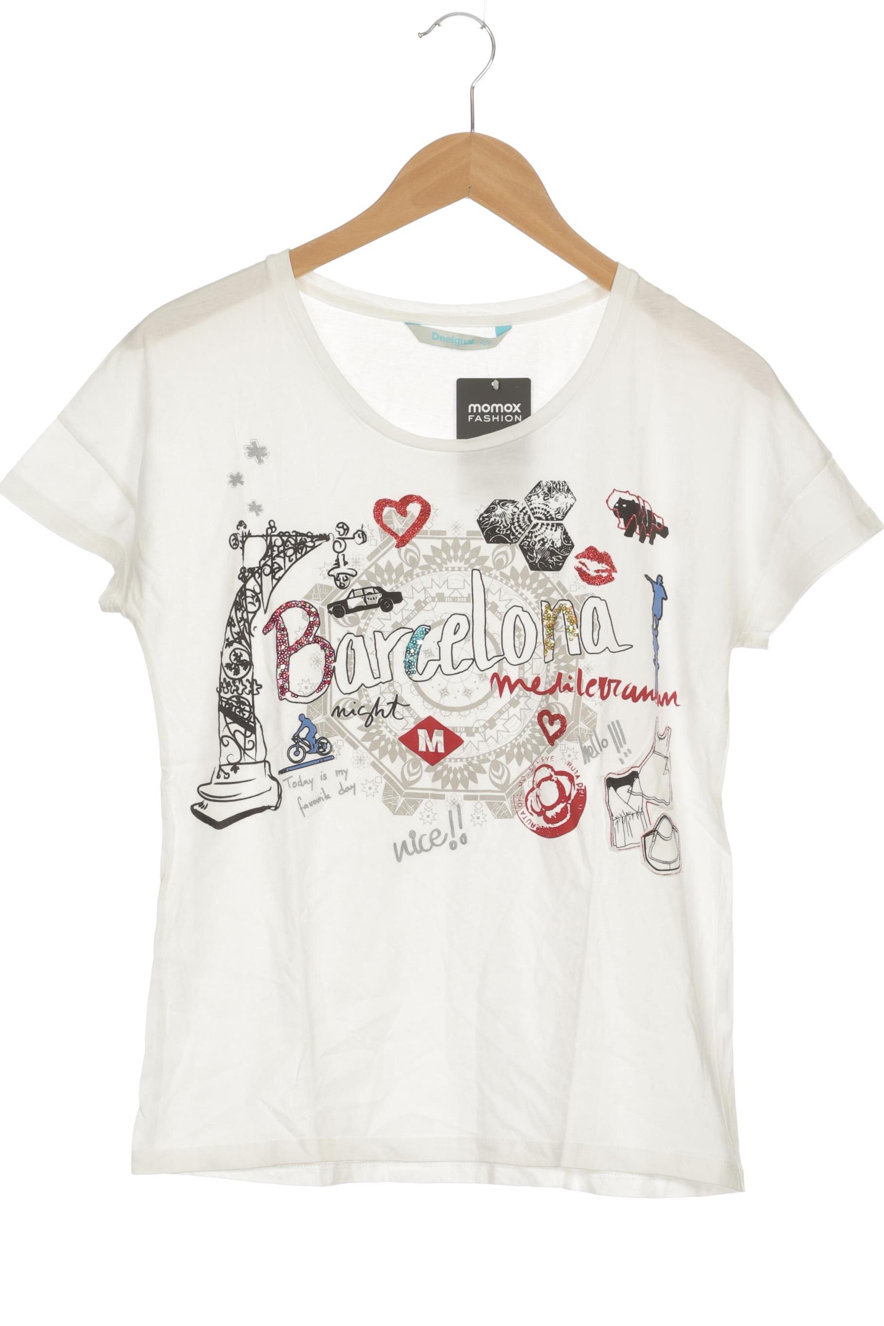 

Desigual Damen T-Shirt, weiß, Gr. 38