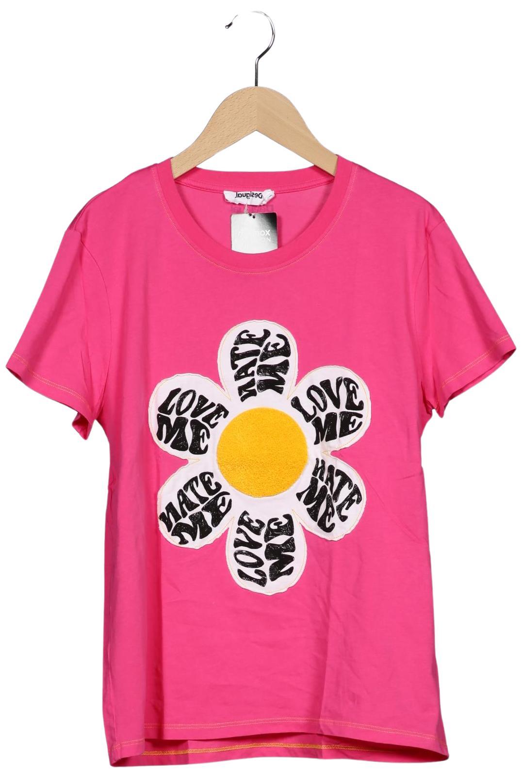 

Desigual Damen T-Shirt, pink, Gr. 38