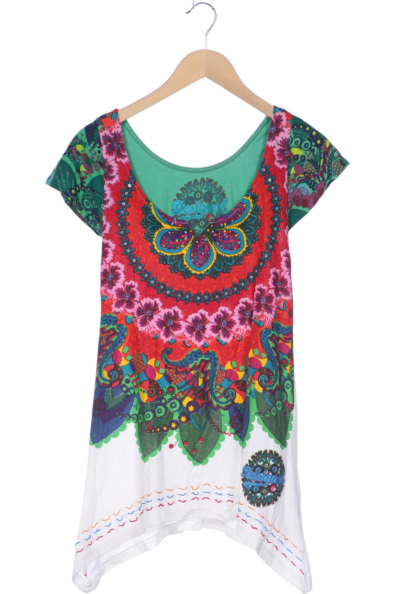 

Desigual Damen T-Shirt, mehrfarbig, Gr. 38