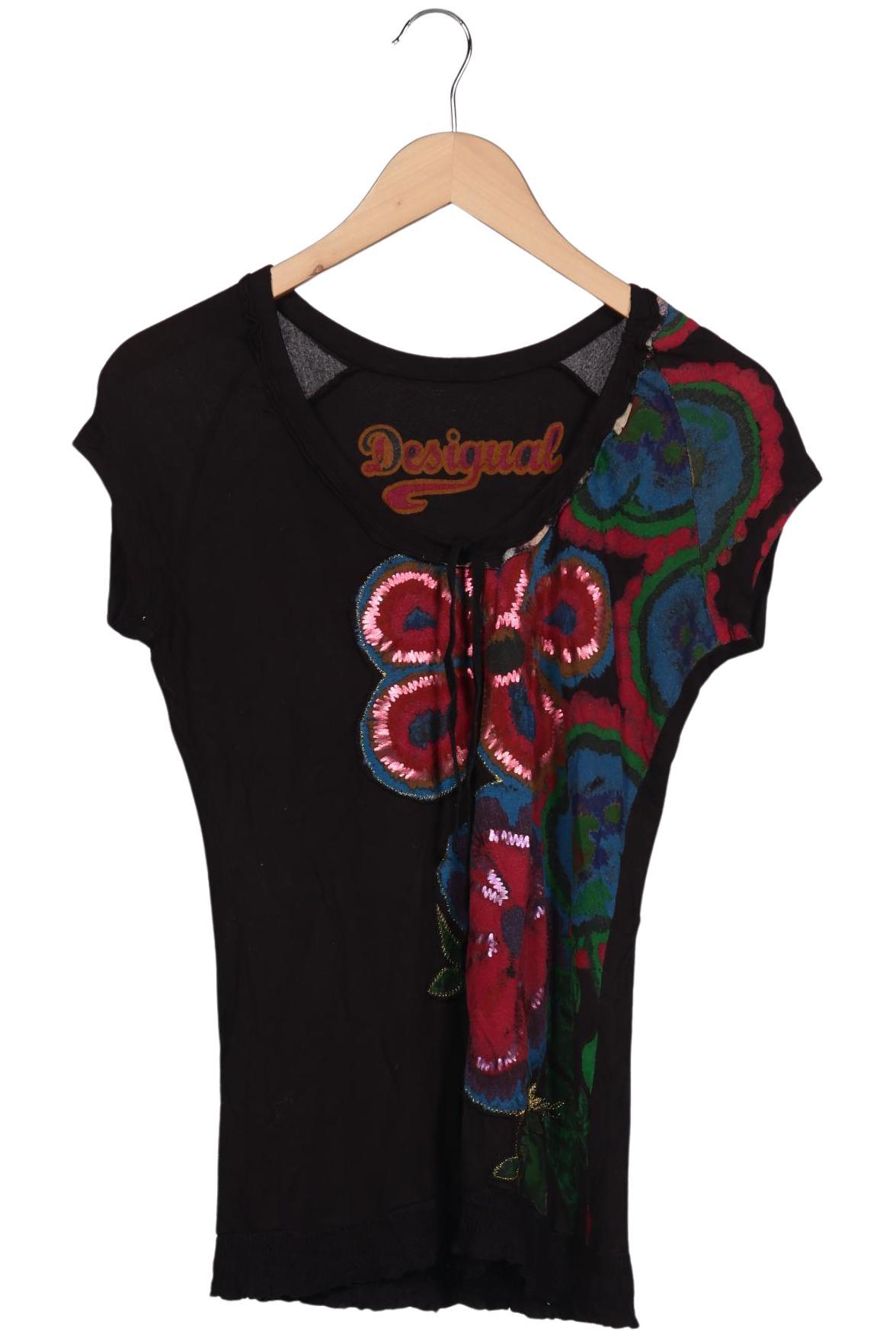 

Desigual Damen T-Shirt, schwarz, Gr. 42