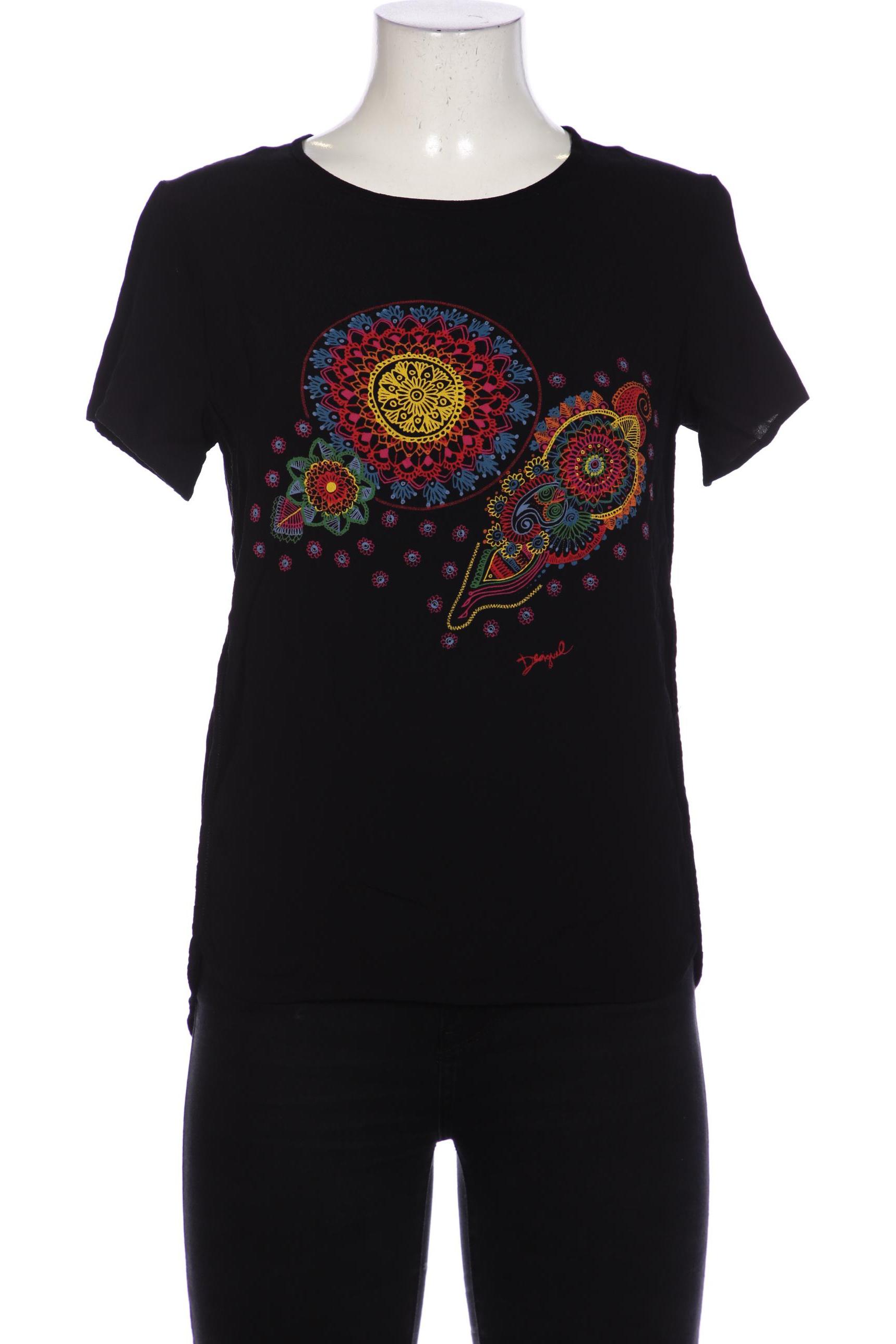 

Desigual Damen T-Shirt, schwarz, Gr. 42