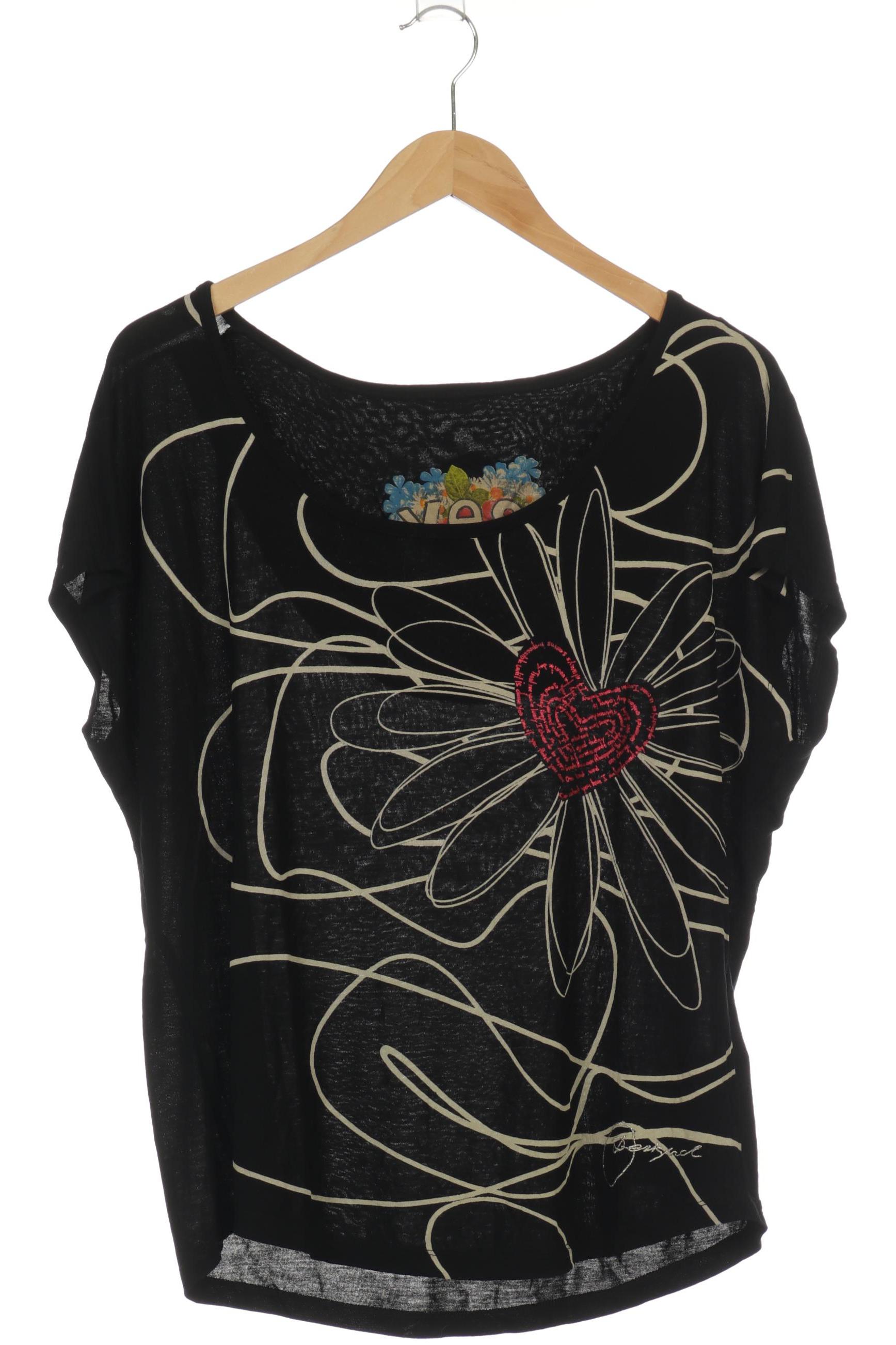 

Desigual Damen T-Shirt, schwarz, Gr.