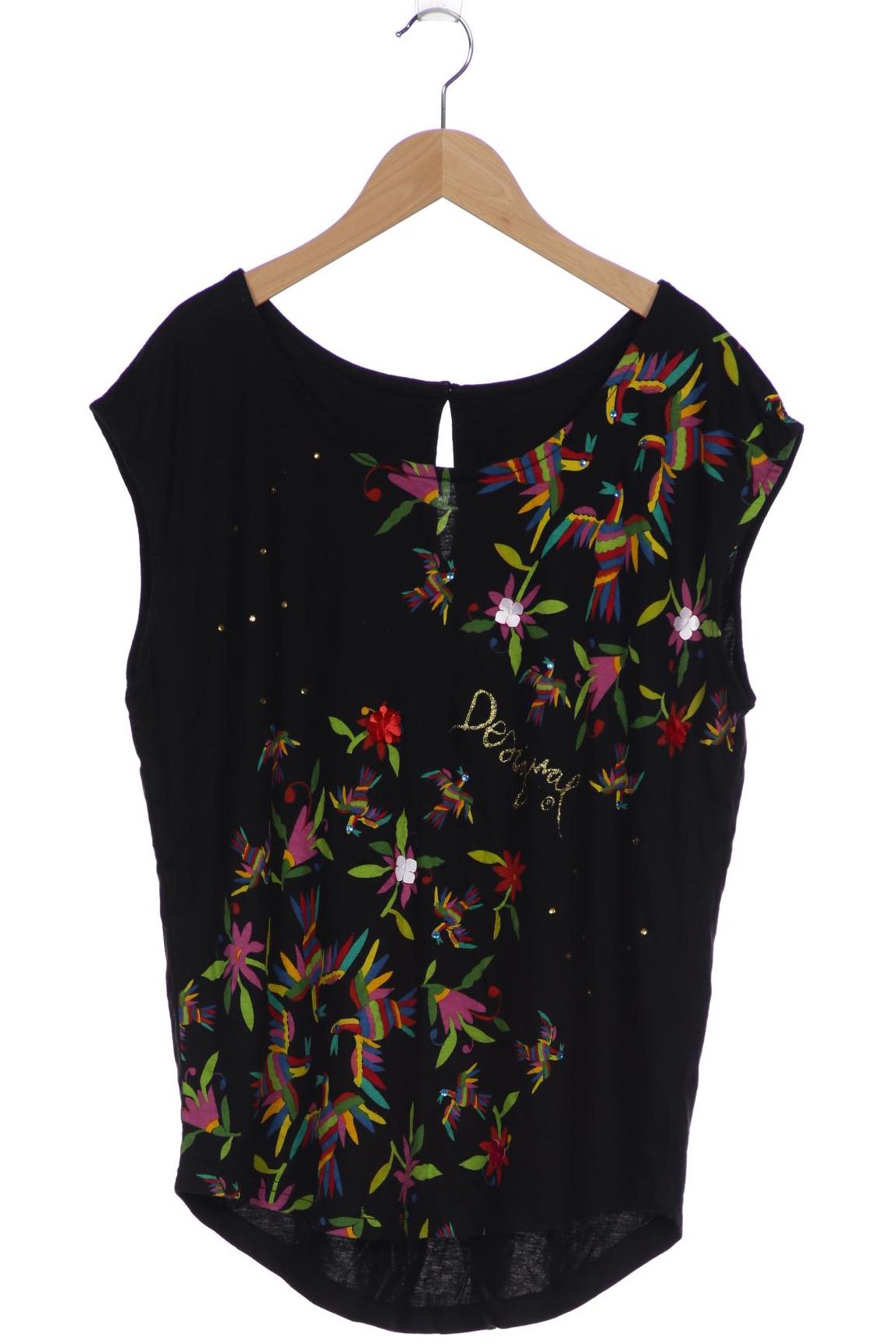 

Desigual Damen T-Shirt, schwarz