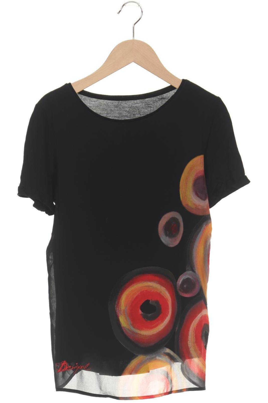 

Desigual Damen T-Shirt, schwarz, Gr. 36