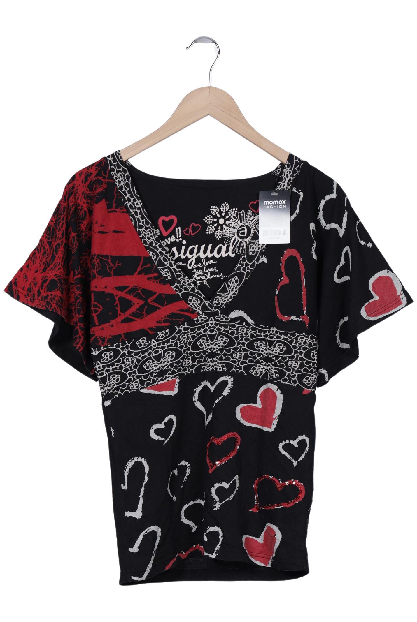 

Desigual Damen T-Shirt, schwarz, Gr. 42