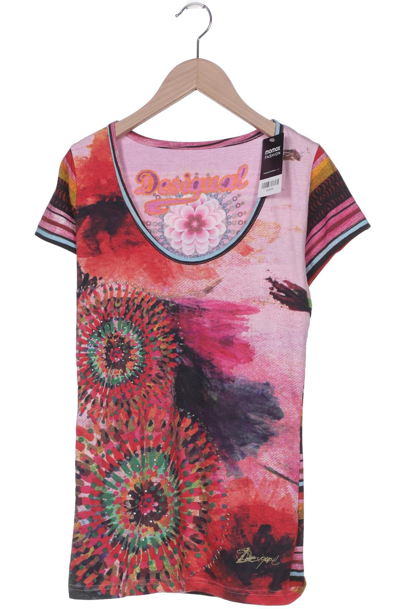 

Desigual Damen T-Shirt, mehrfarbig, Gr. 36