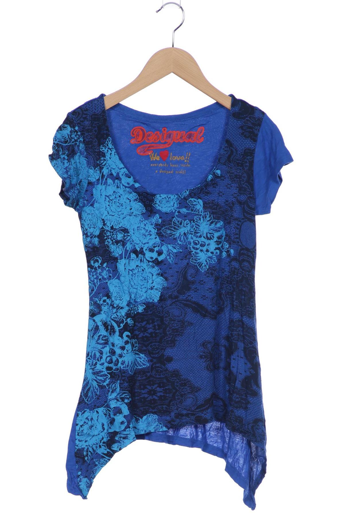 

Desigual Damen T-Shirt, blau, Gr. 36