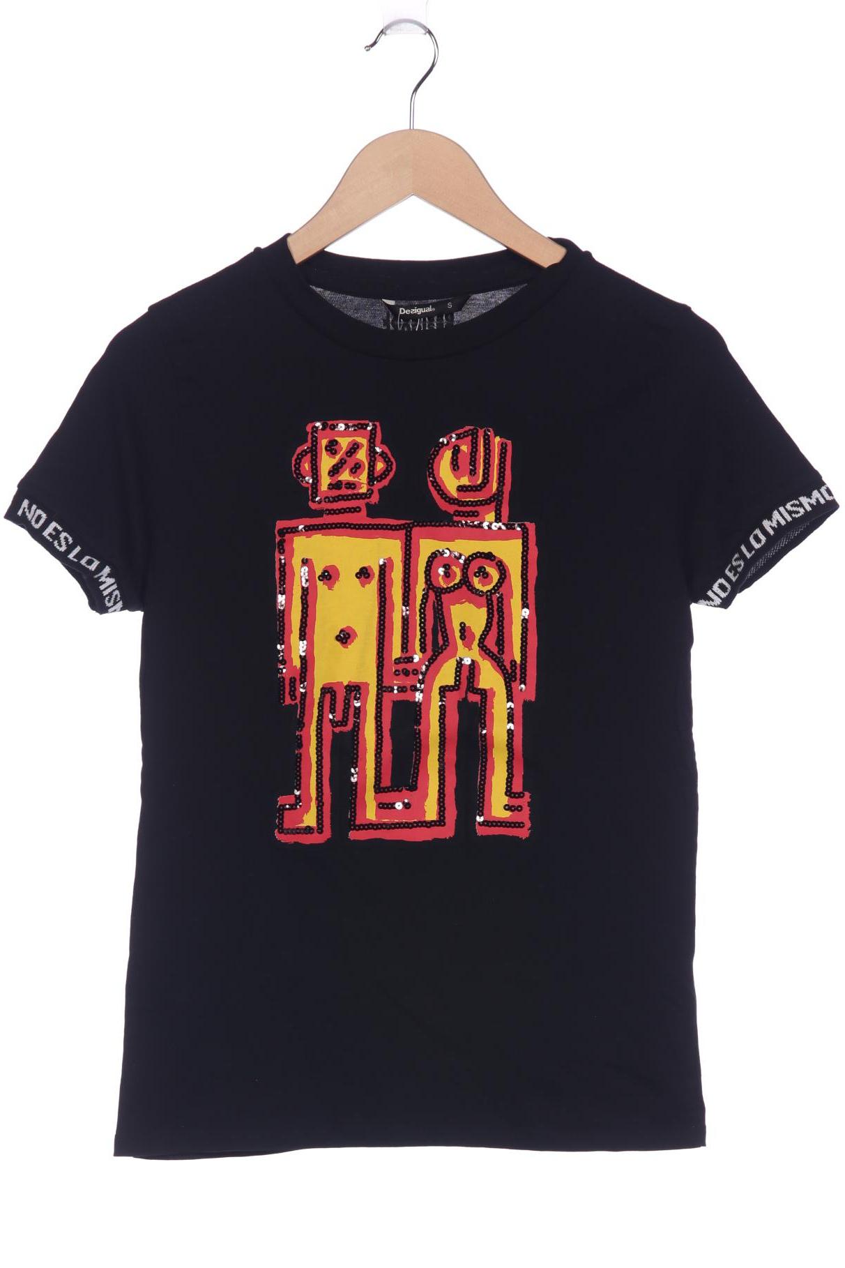 

Desigual Damen T-Shirt, schwarz, Gr. 36