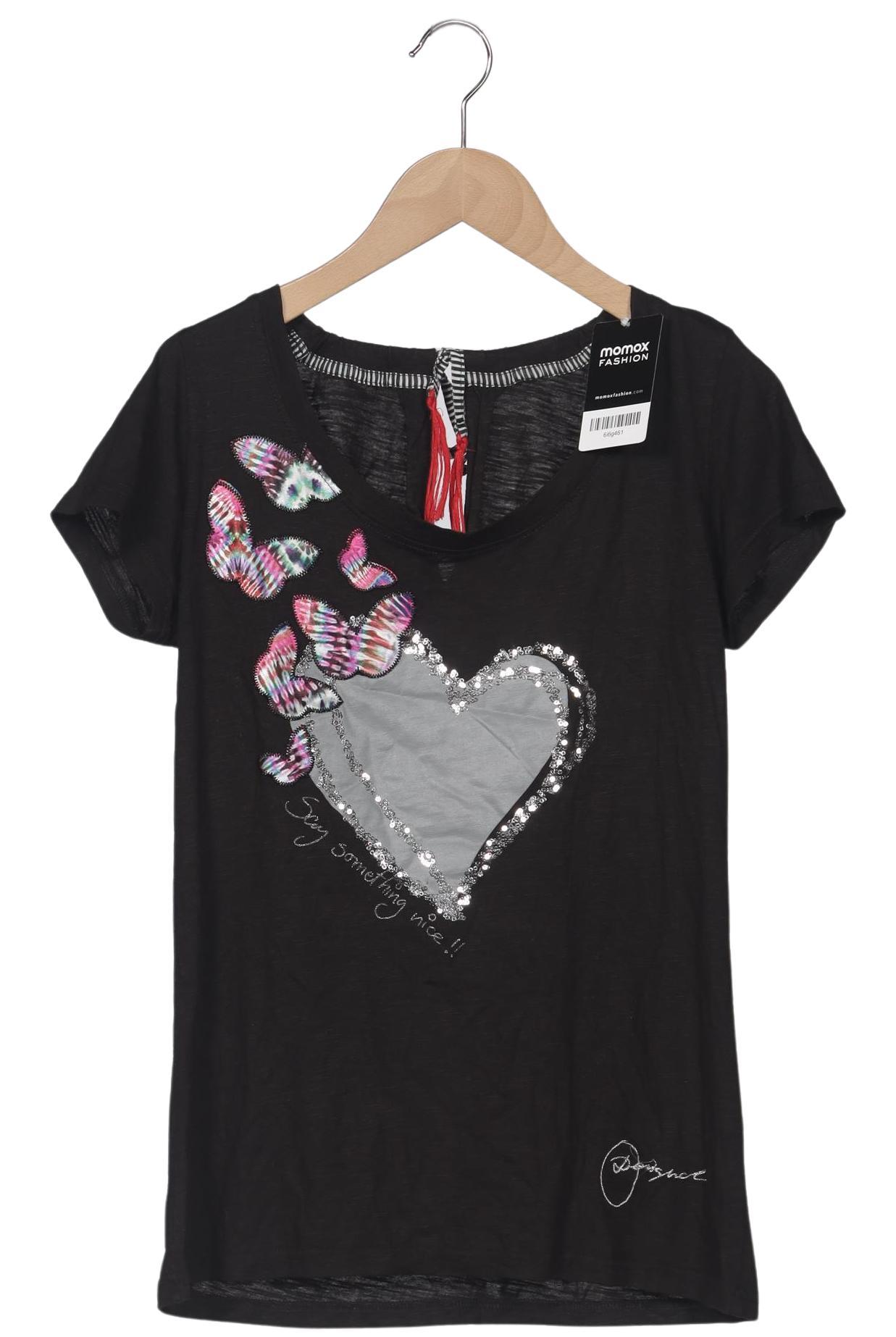 

Desigual Damen T-Shirt, schwarz, Gr. 38