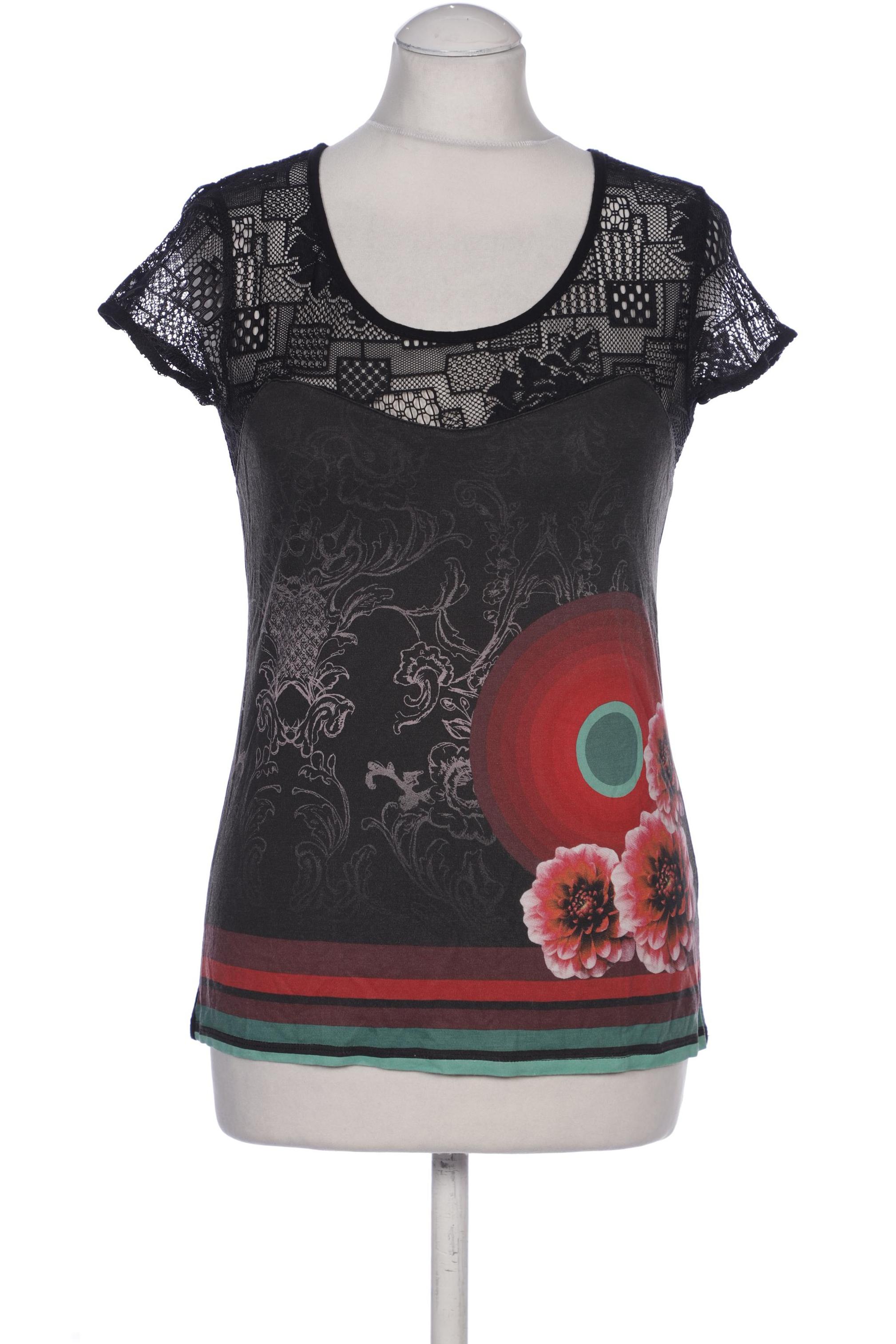 

Desigual Damen T-Shirt, schwarz, Gr. 38