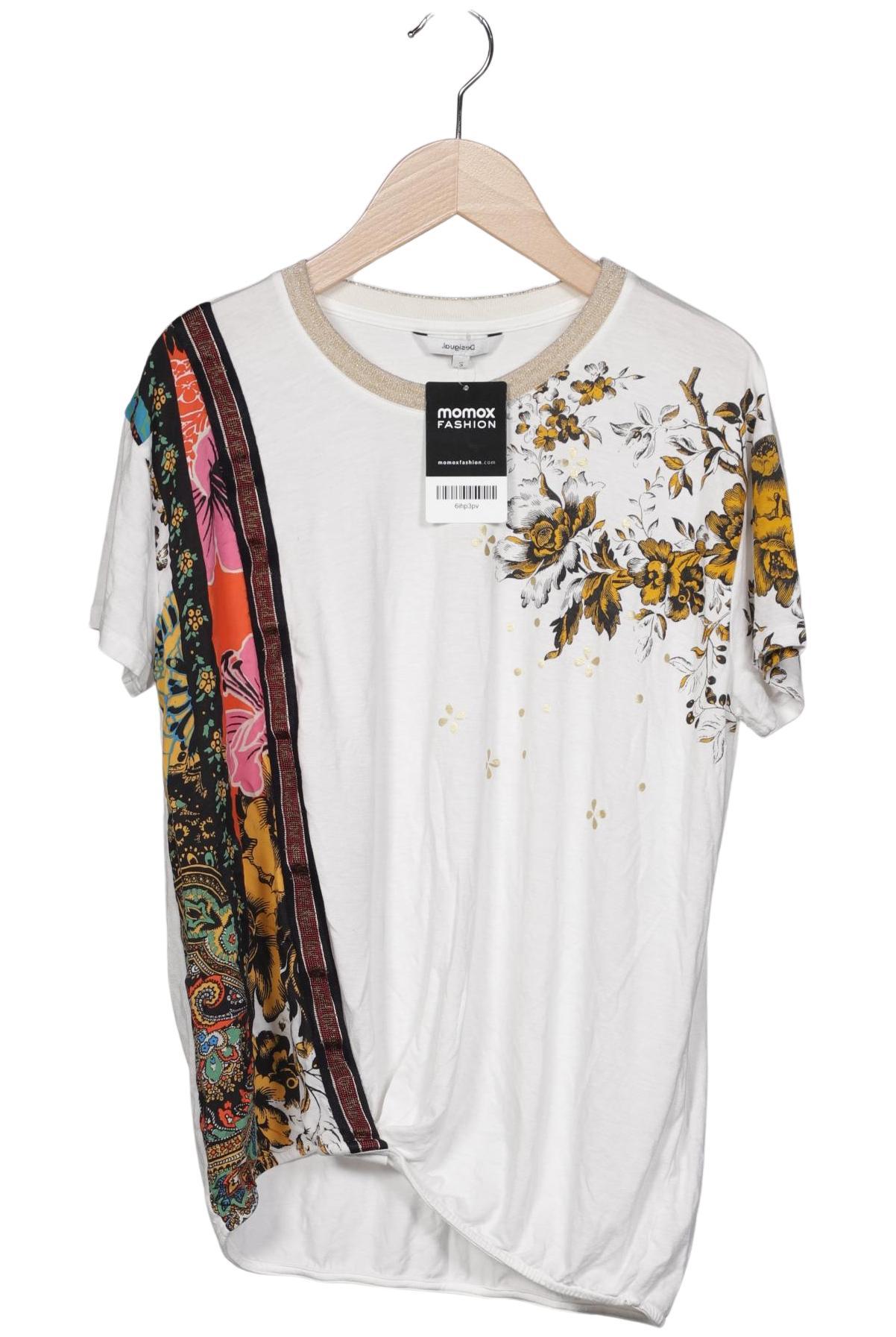 

Desigual Damen T-Shirt, weiß, Gr. 36