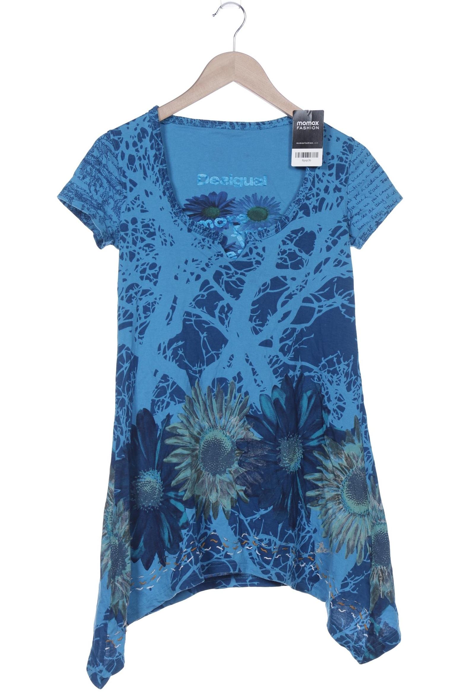 

Desigual Damen T-Shirt, blau, Gr. 38