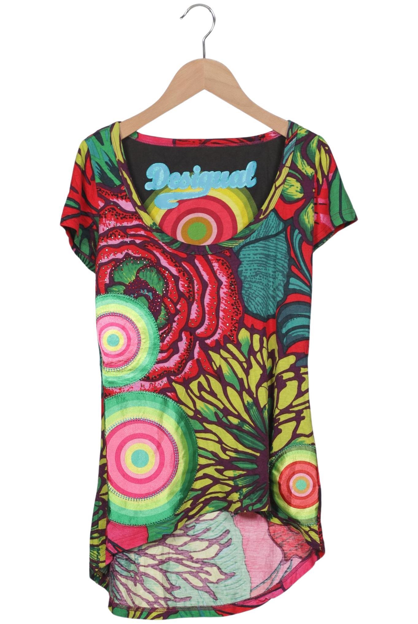 

Desigual Damen T-Shirt, mehrfarbig, Gr. 36