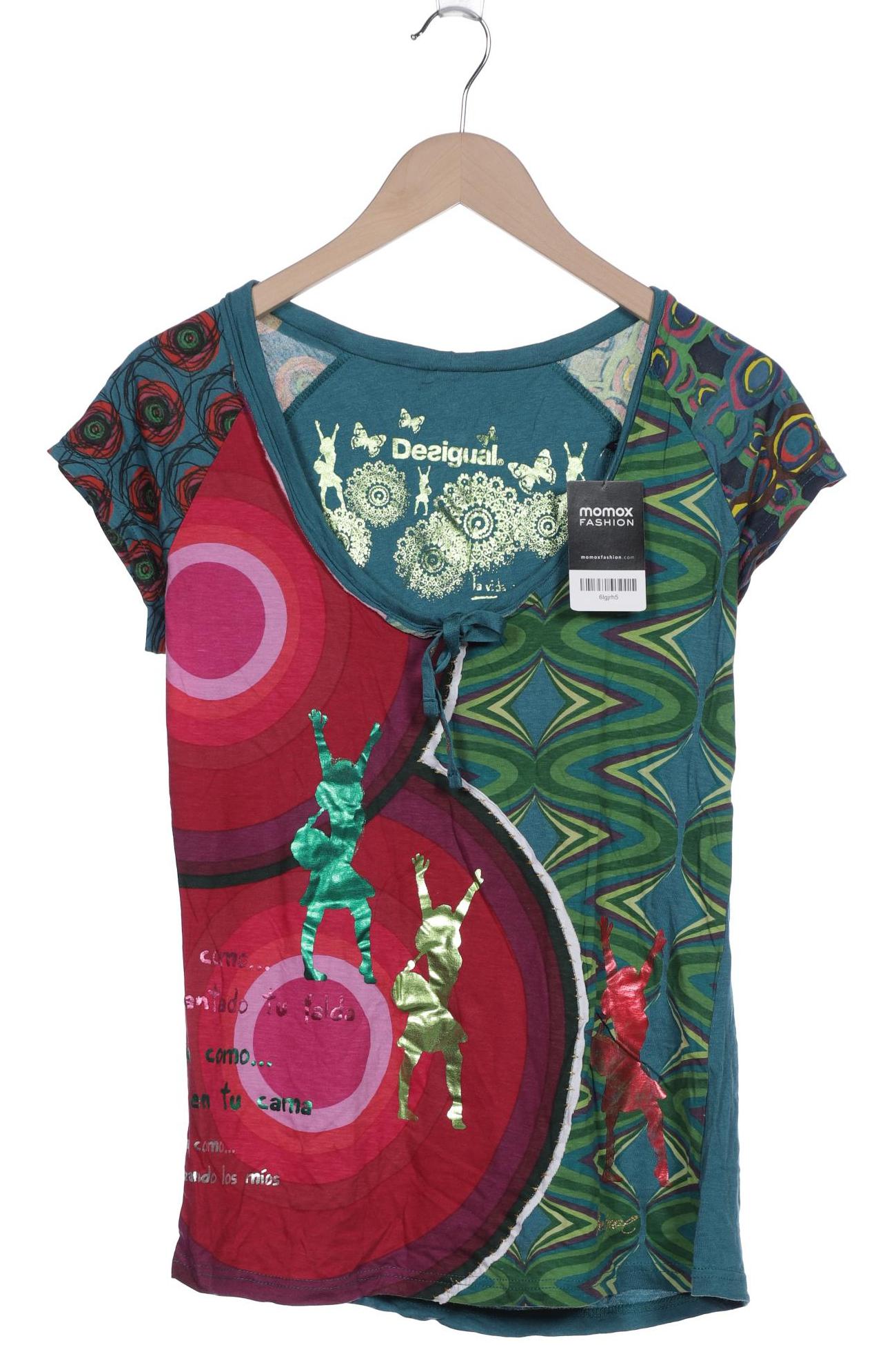 

Desigual Damen T-Shirt, türkis, Gr. 42