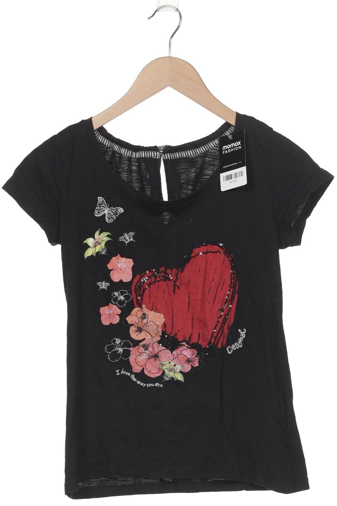 

Desigual Damen T-Shirt, schwarz, Gr. 38