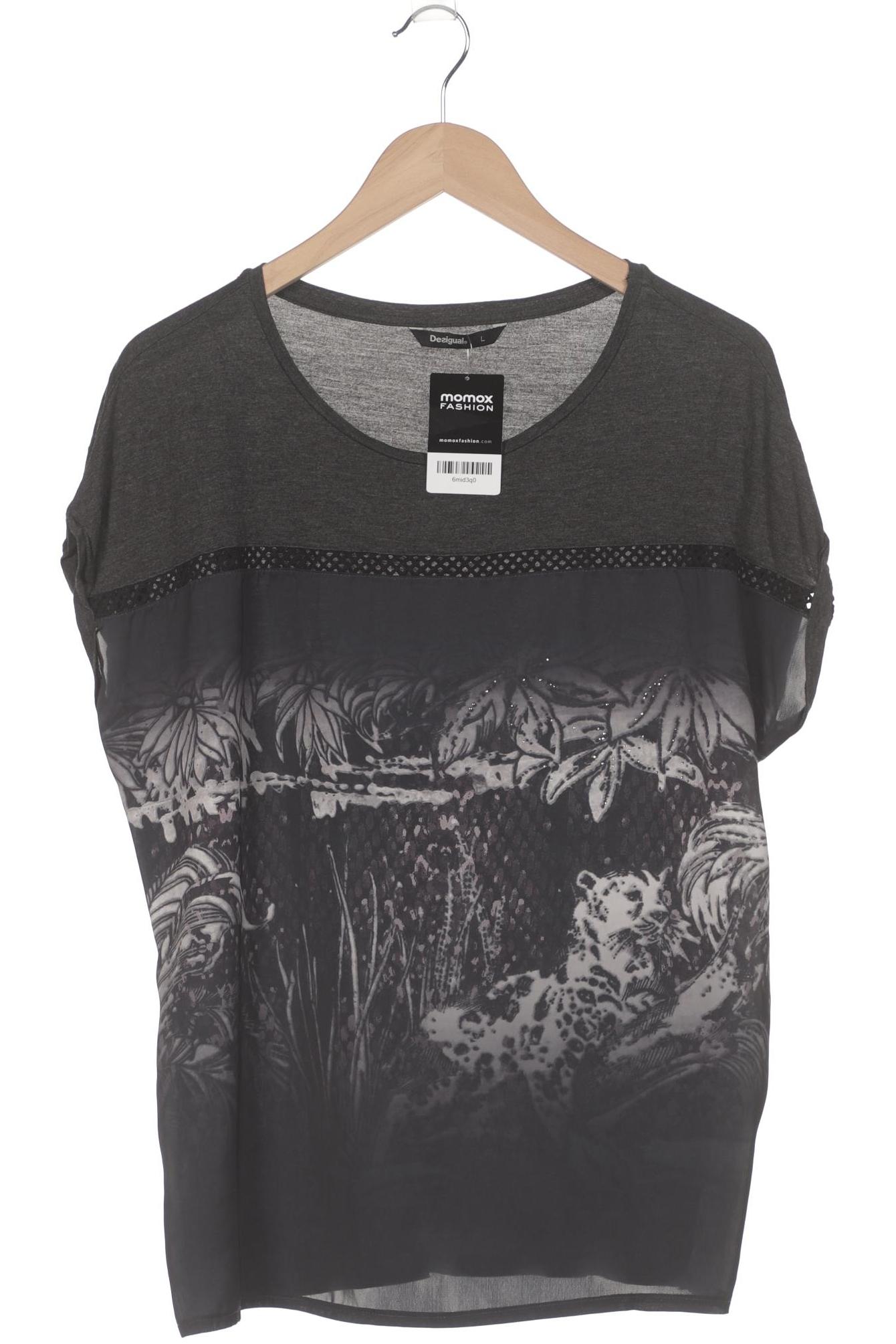 

Desigual Damen T-Shirt, grau, Gr. 42