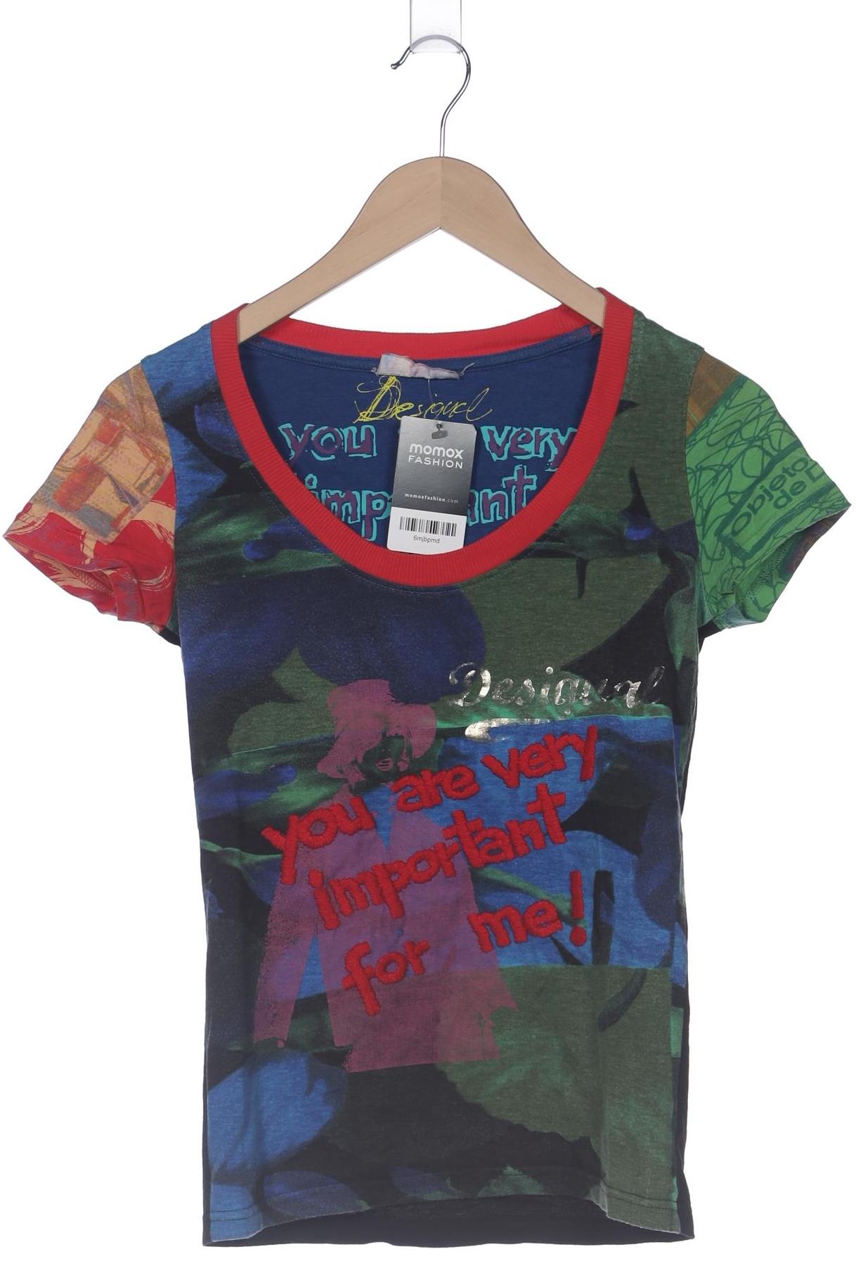 

Desigual Damen T-Shirt, mehrfarbig, Gr. 38