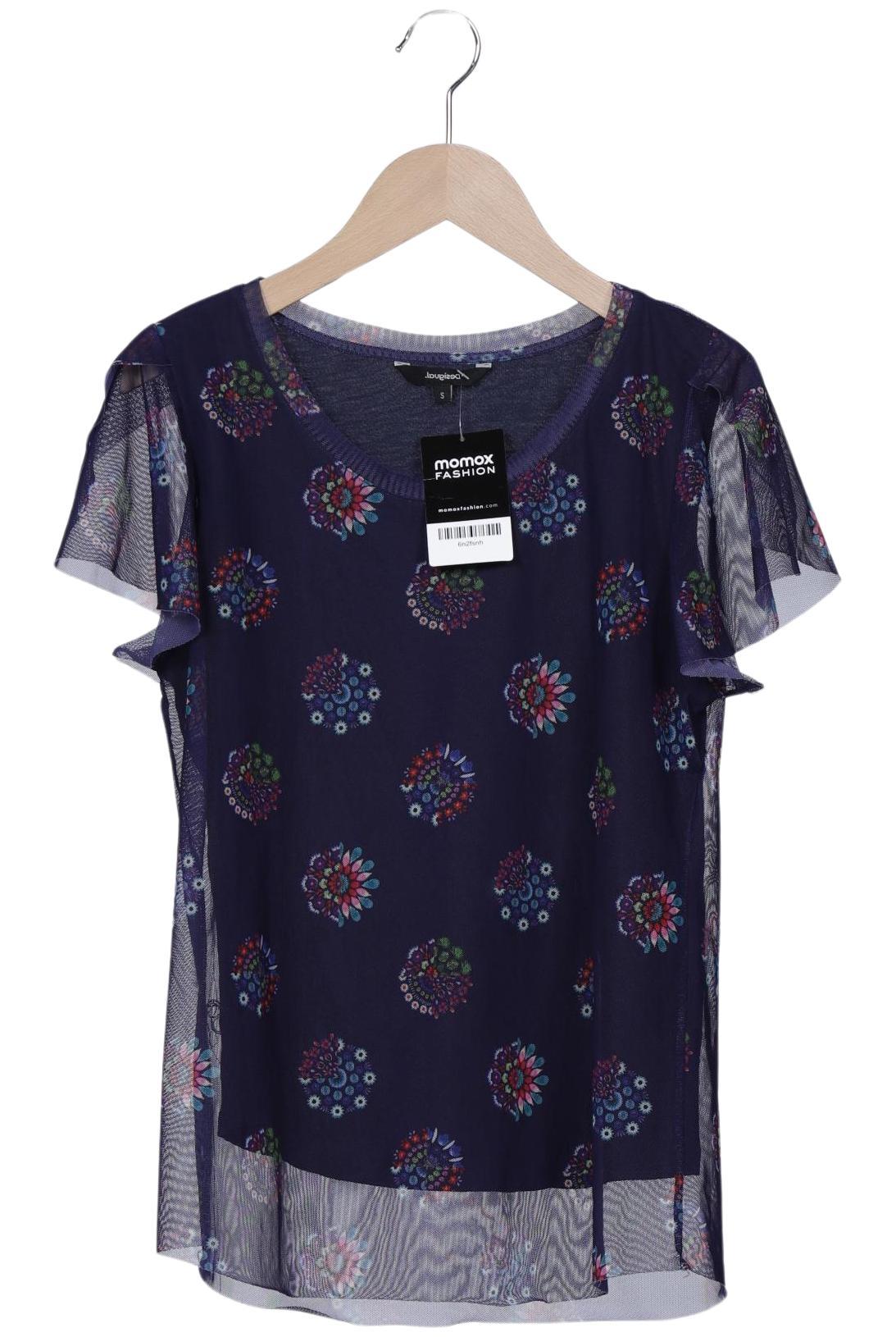 

Desigual Damen T-Shirt, marineblau, Gr. 36