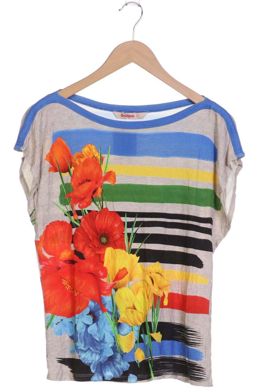 

Desigual Damen T-Shirt, mehrfarbig, Gr. 44