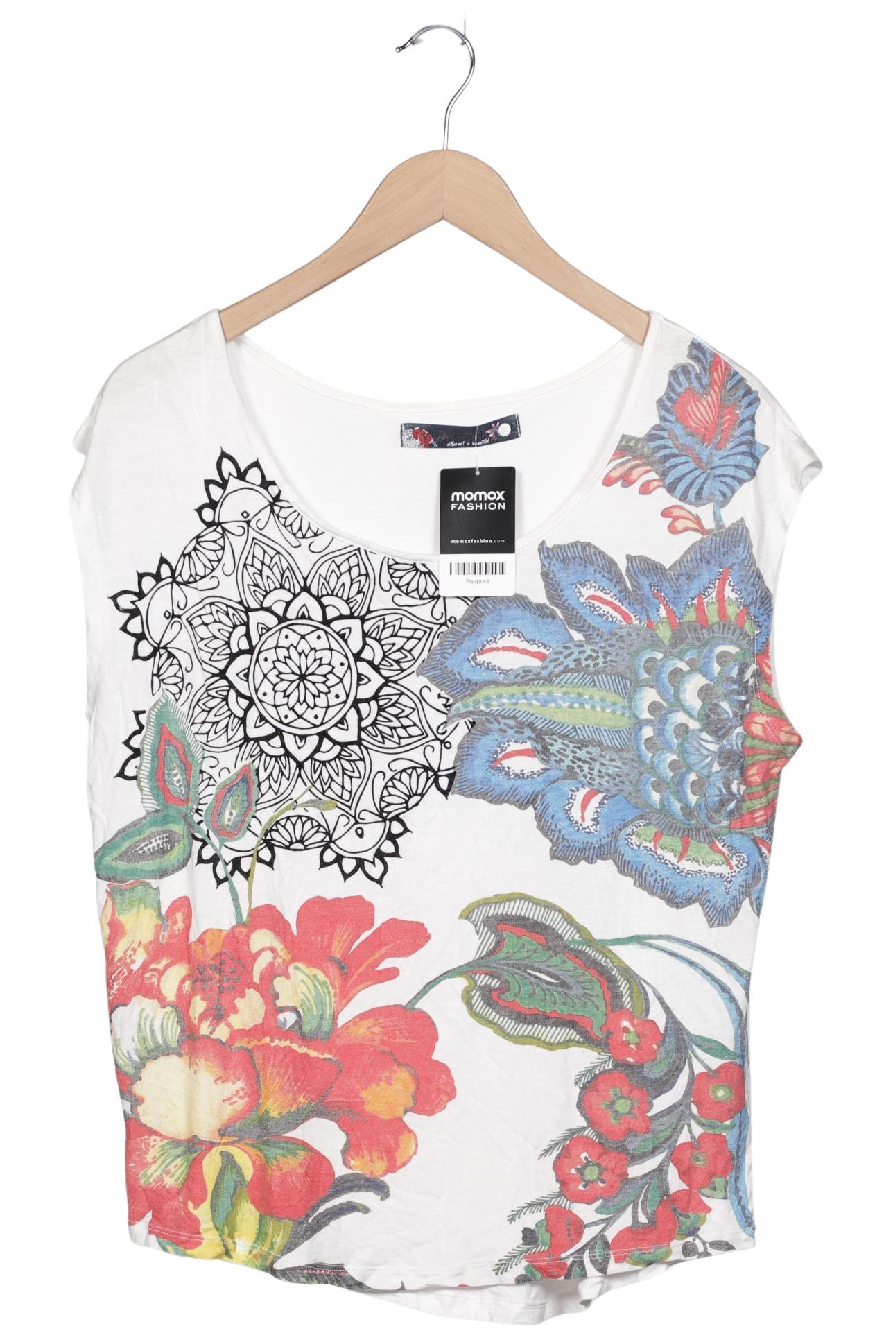 

Desigual Damen T-Shirt, weiß, Gr. 42