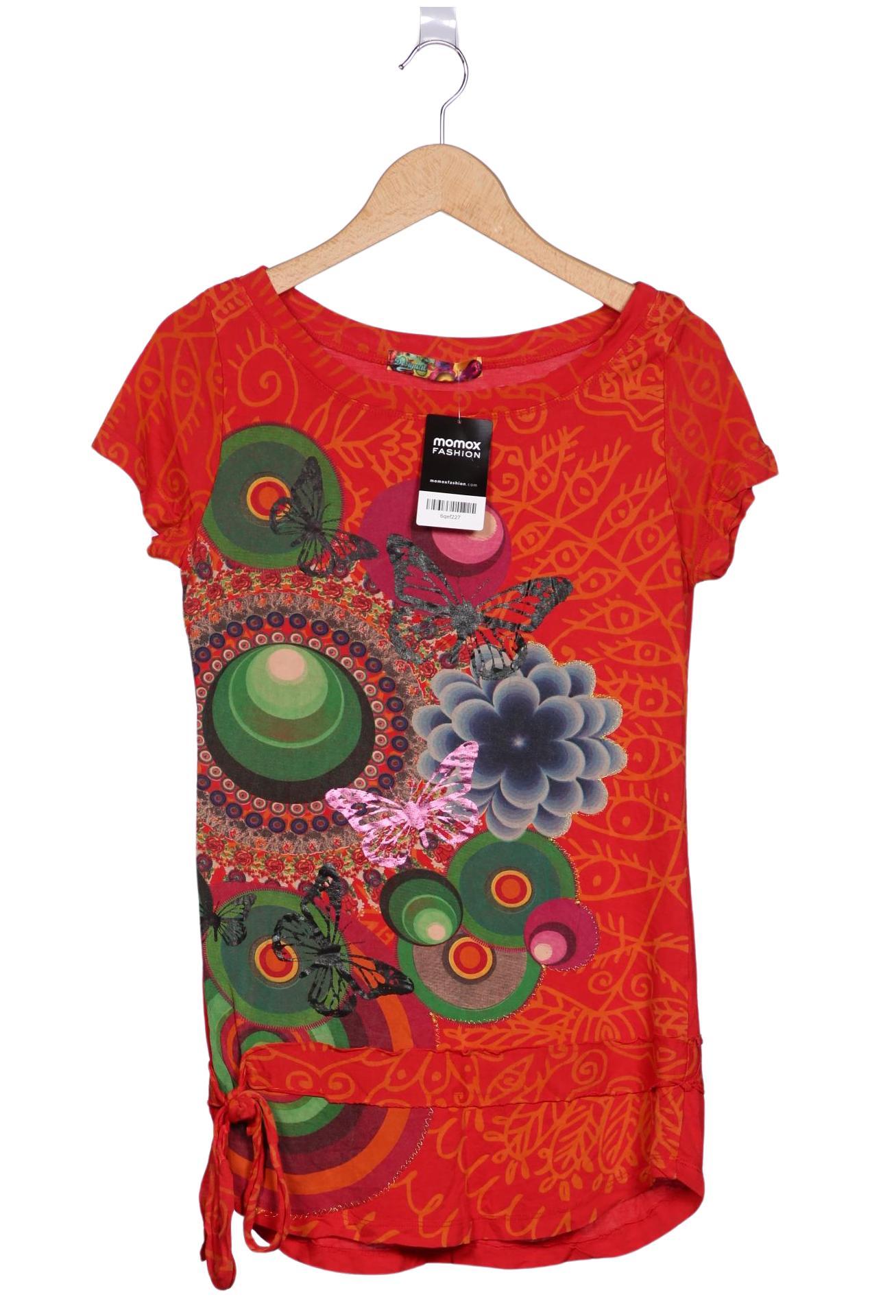 

Desigual Damen T-Shirt, rot, Gr. 36