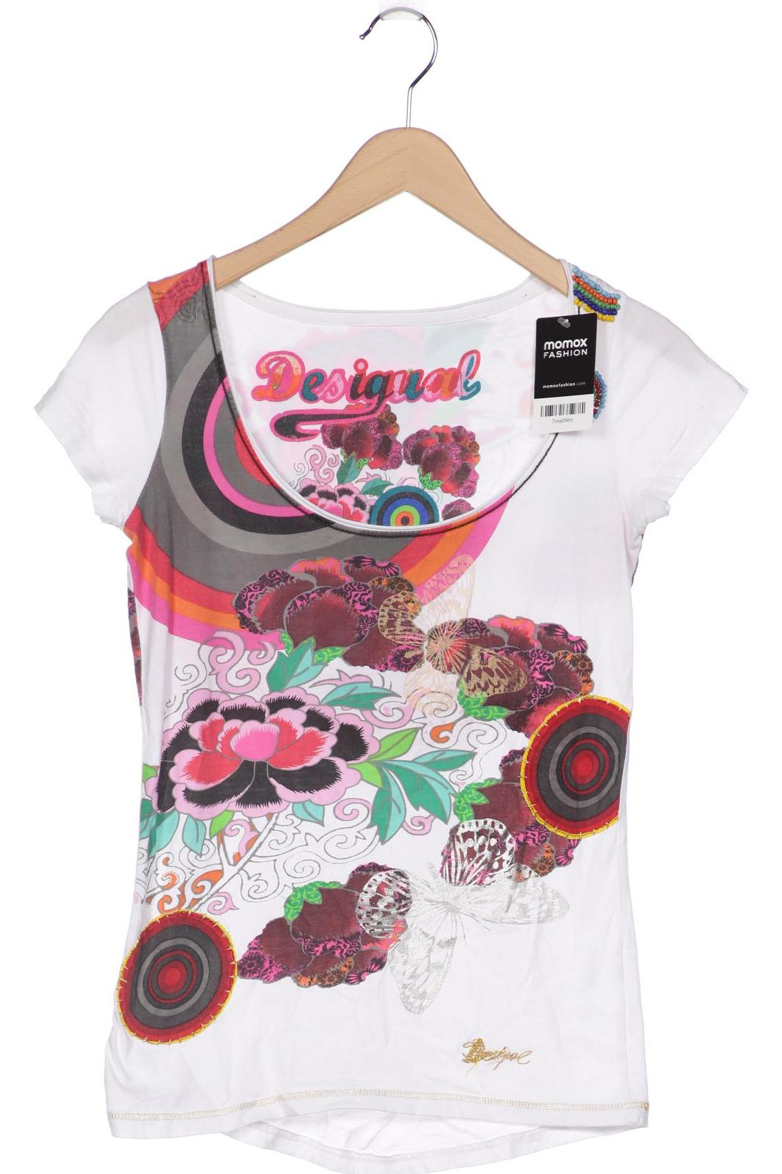 

Desigual Damen T-Shirt, weiß, Gr. 36