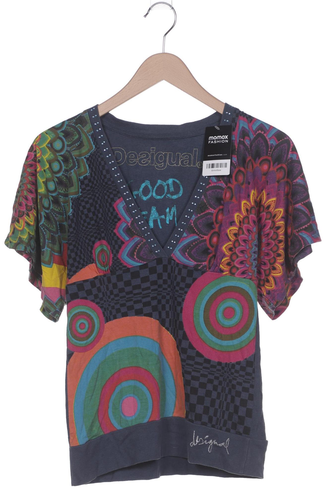 

Desigual Damen T-Shirt, blau, Gr. 34