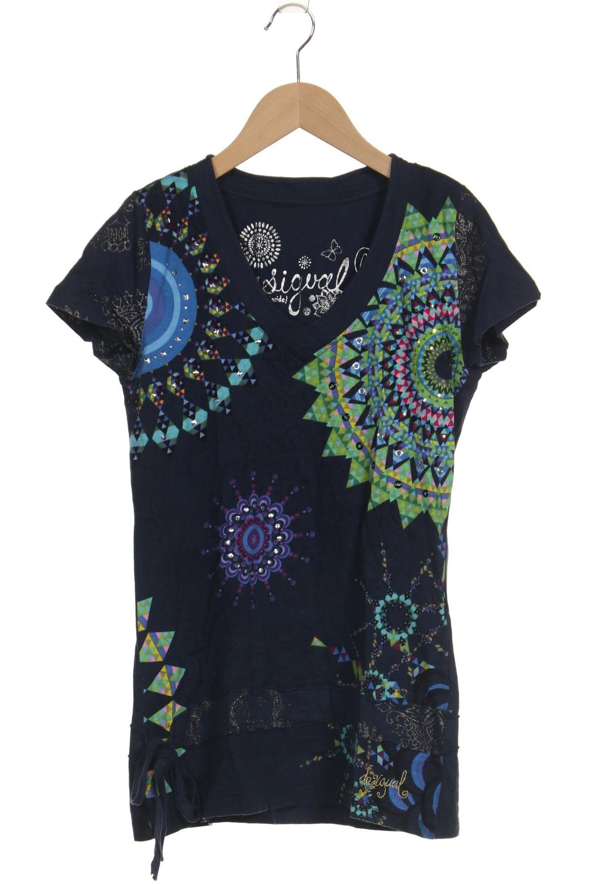 

Desigual Damen T-Shirt, marineblau, Gr. 38