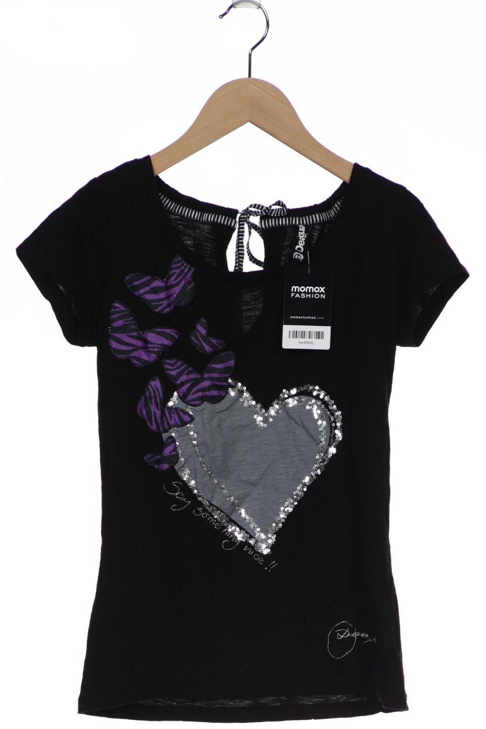 

Desigual Damen T-Shirt, schwarz