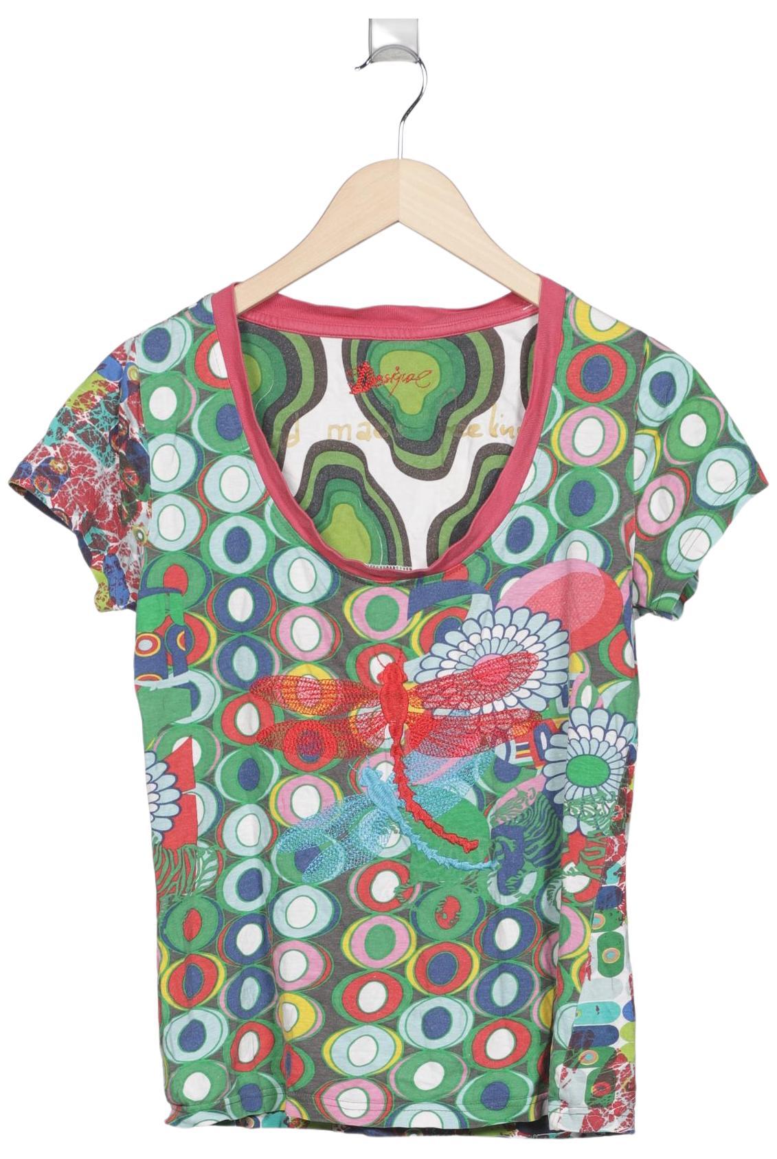 

Desigual Damen T-Shirt, mehrfarbig, Gr. 44