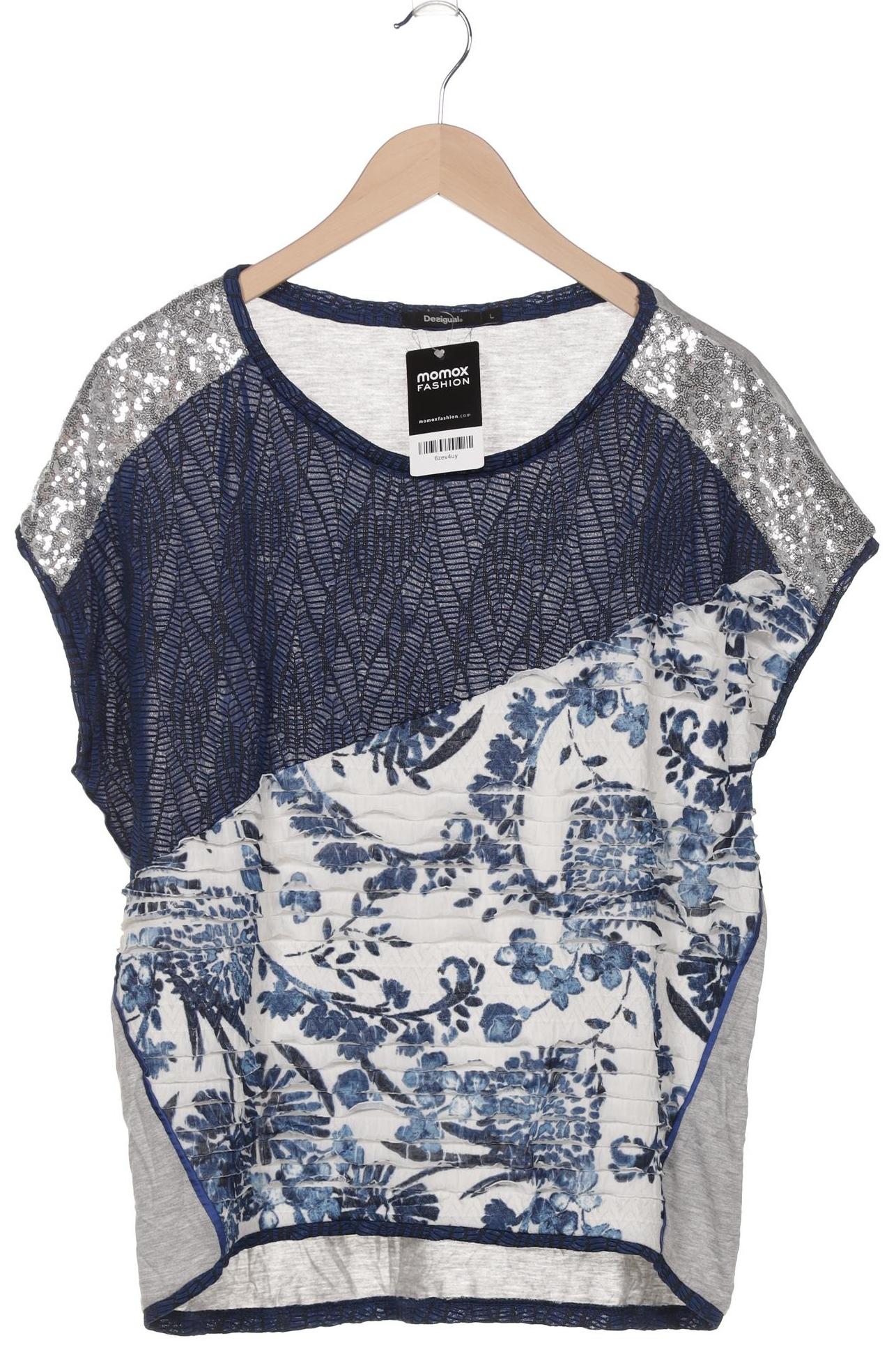 

Desigual Damen T-Shirt, marineblau, Gr. 42
