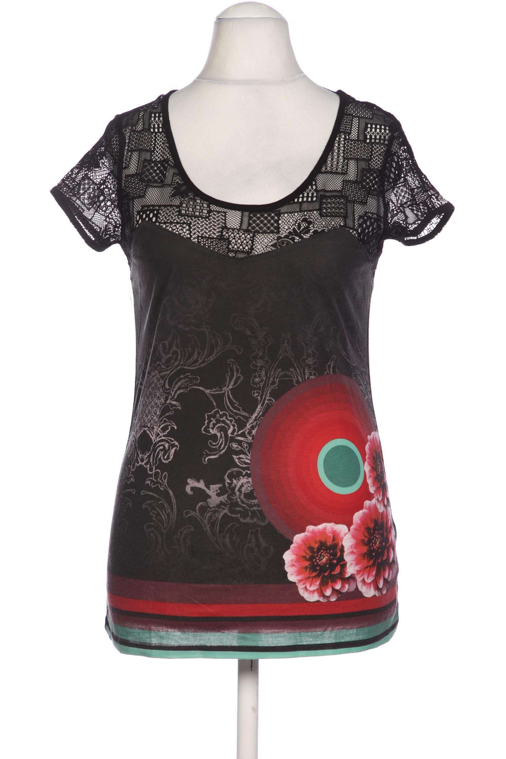

Desigual Damen T-Shirt, schwarz, Gr. 38