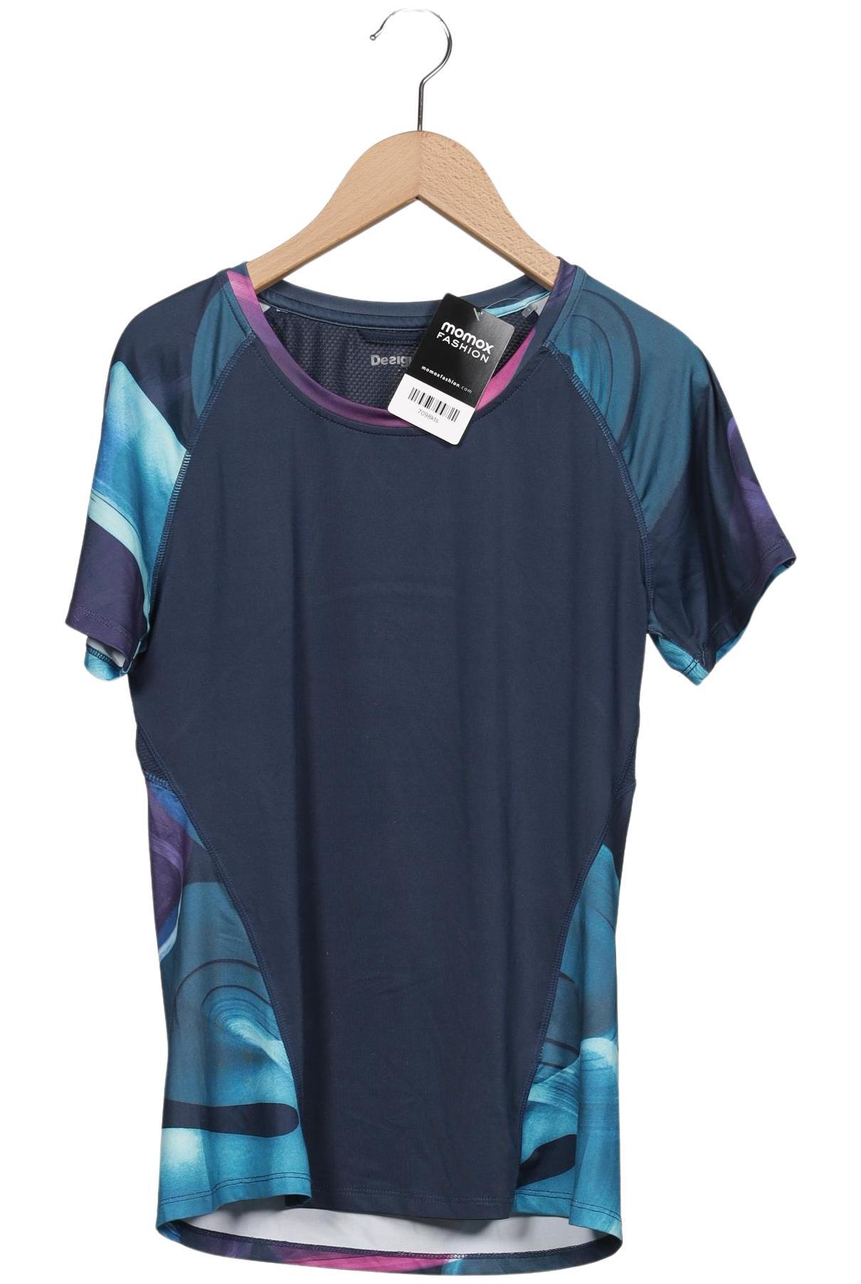 

Desigual Damen T-Shirt, marineblau, Gr. 36