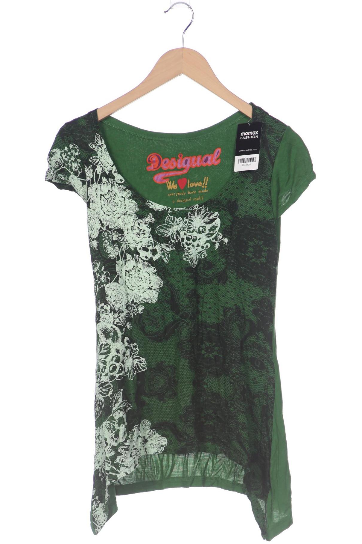 

Desigual Damen T-Shirt, grün, Gr. 38
