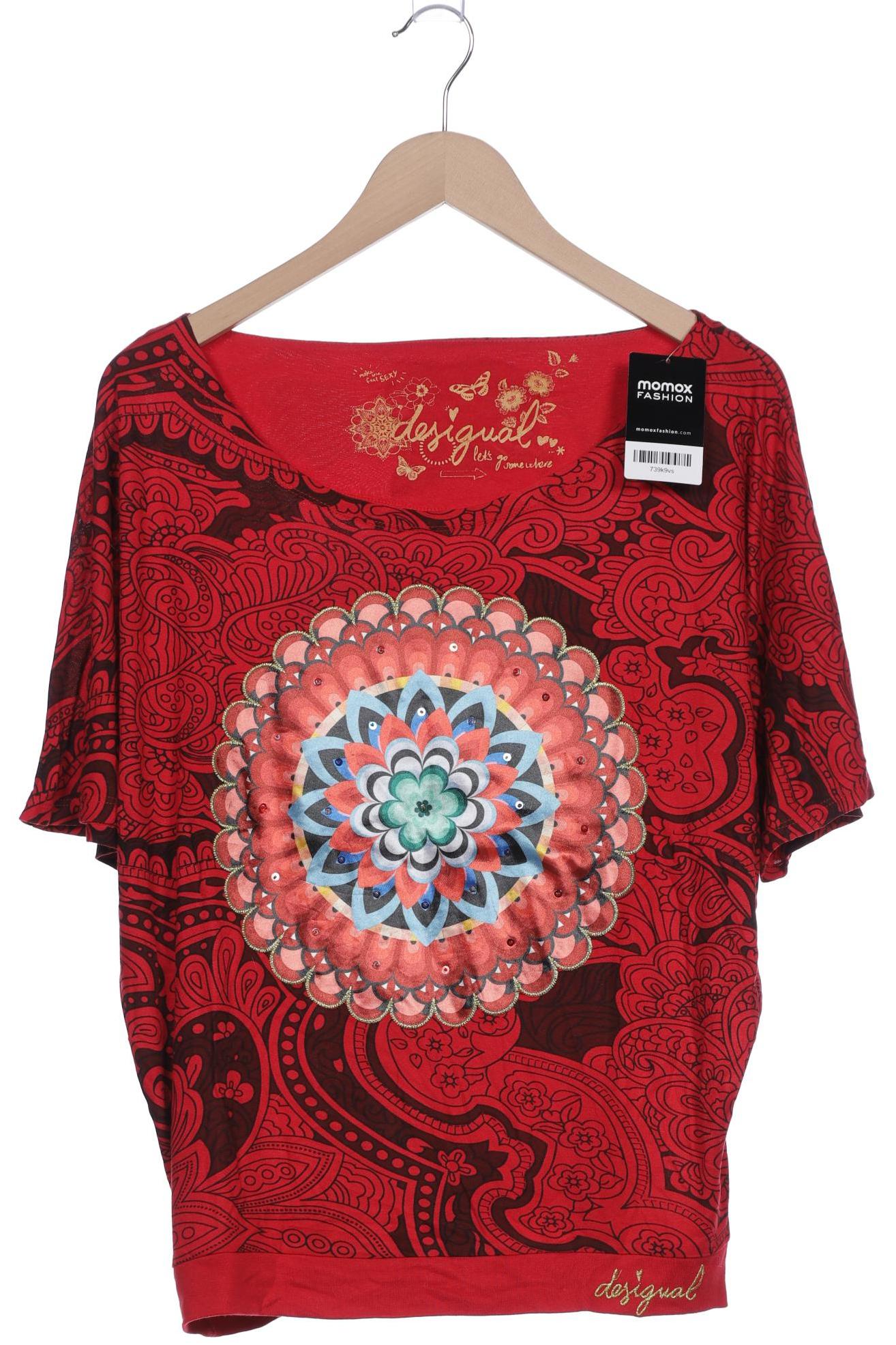 

Desigual Damen T-Shirt, rot, Gr. 38