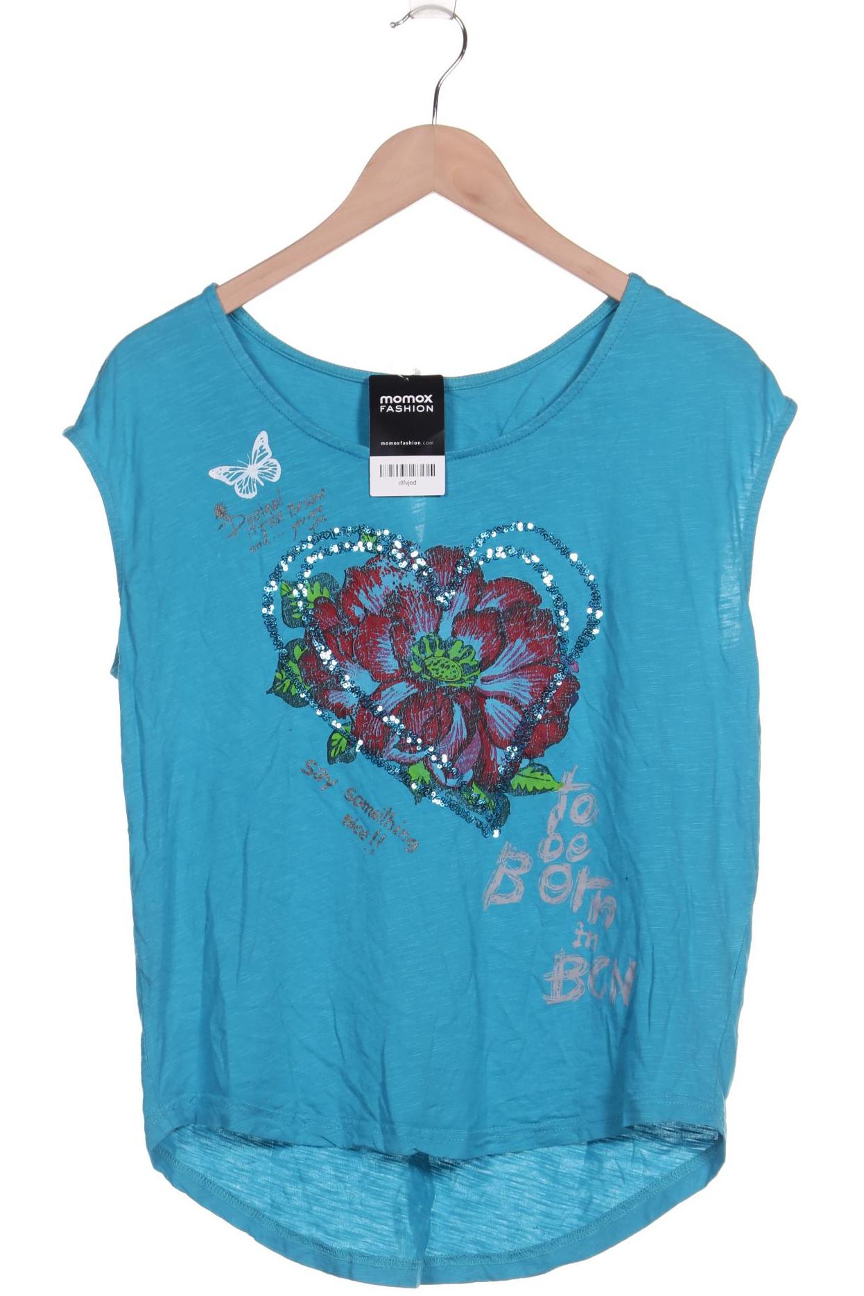 

Desigual Damen T-Shirt, blau, Gr. 38