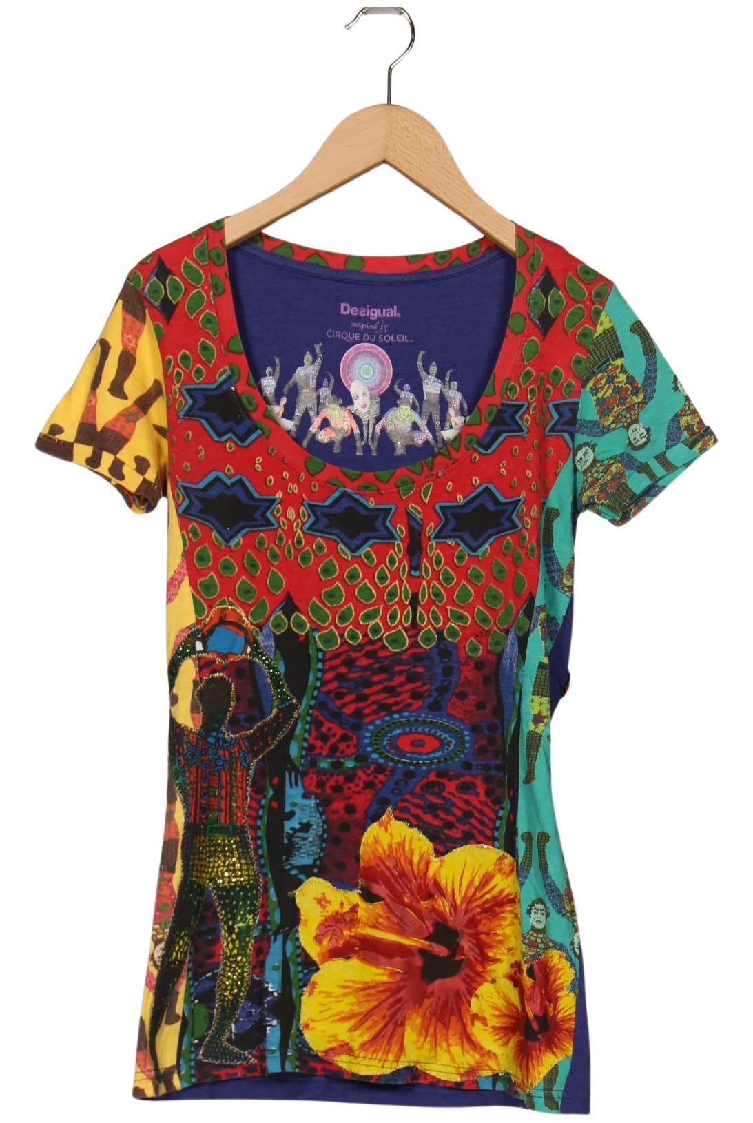 

Desigual Damen T-Shirt, marineblau, Gr. 36