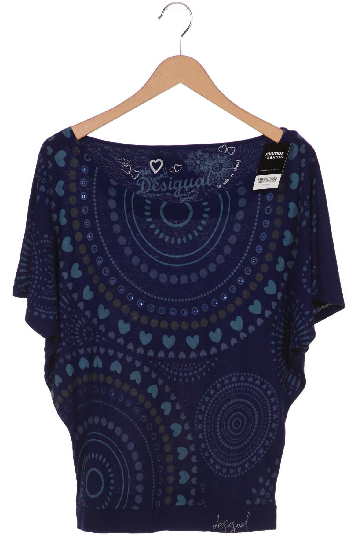 

Desigual Damen T-Shirt, blau, Gr. 36