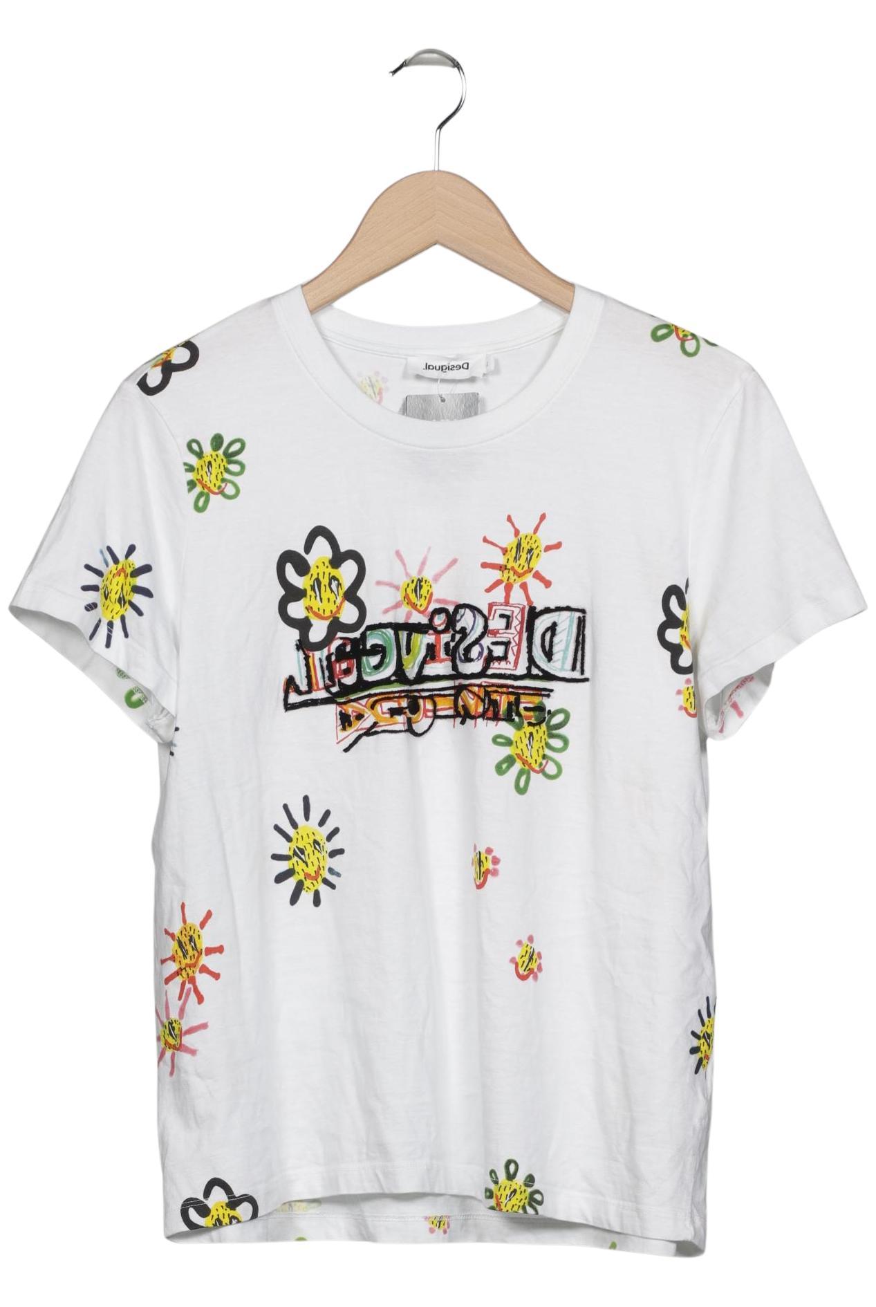 

Desigual Damen T-Shirt, weiß, Gr. 44