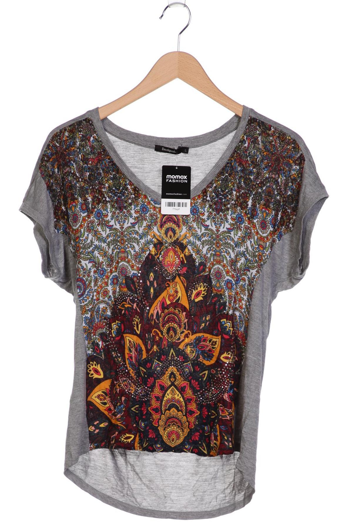 

Desigual Damen T-Shirt, grau, Gr. 42